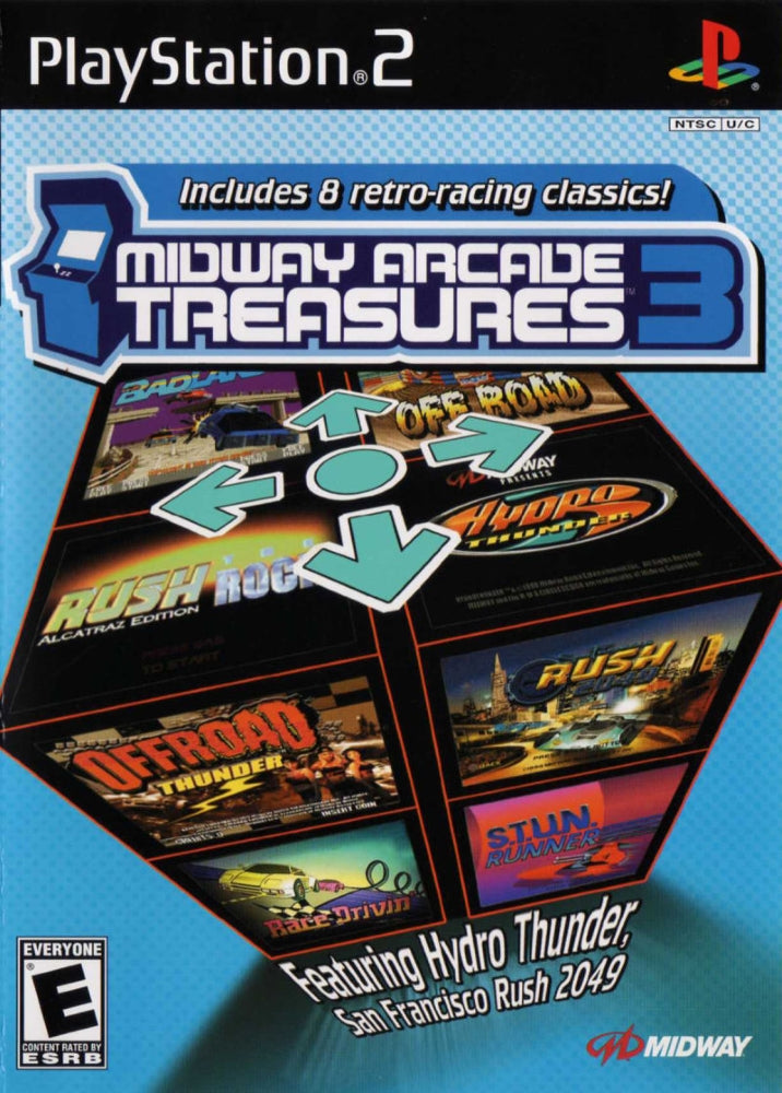 Midway Arcade Treasures 3 PS2 - Video Game - Used - CaveGamers