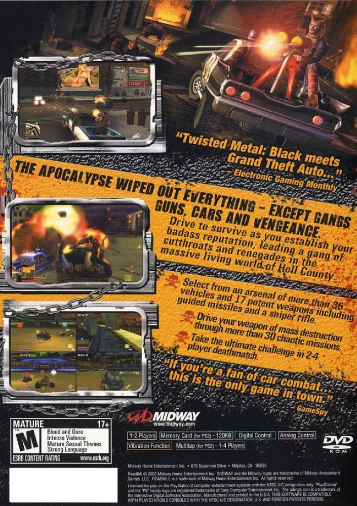 Roadkill PS2 - Video Game - Used - CaveGamers - Image 2