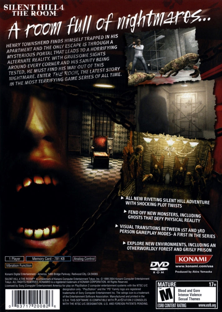 Silent Hill 4: The Room PS2 - Video Game - Used - CaveGamers - Image 2