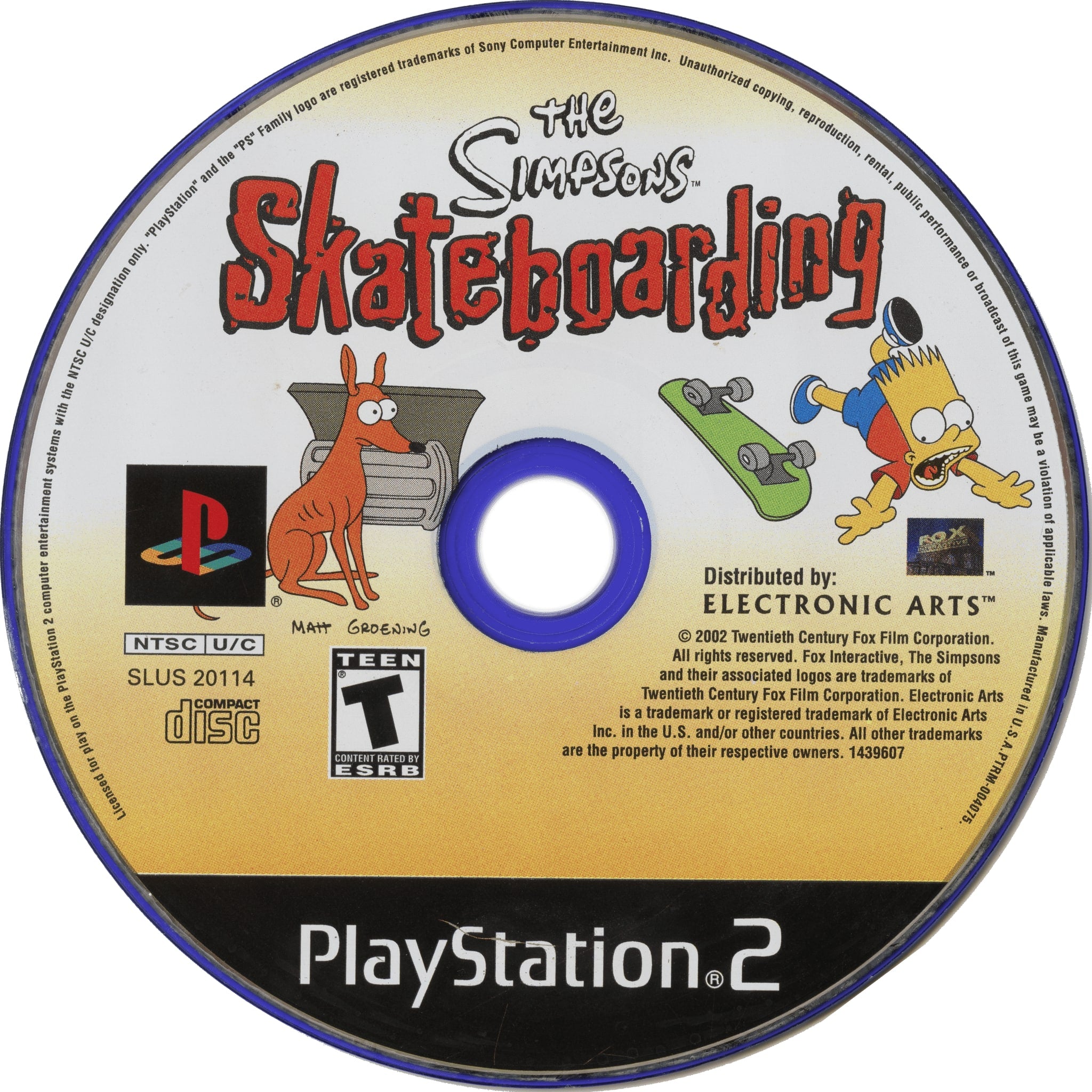 The Simpsons Skateboarding