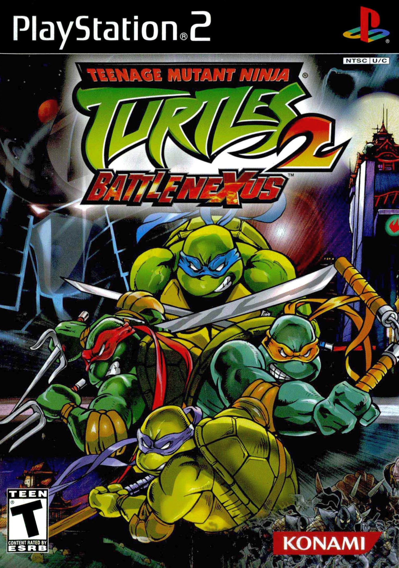 Teenage Mutant Ninja Turtles 2: Battle Nexus PS2 - Video Game - Used - CaveGamers