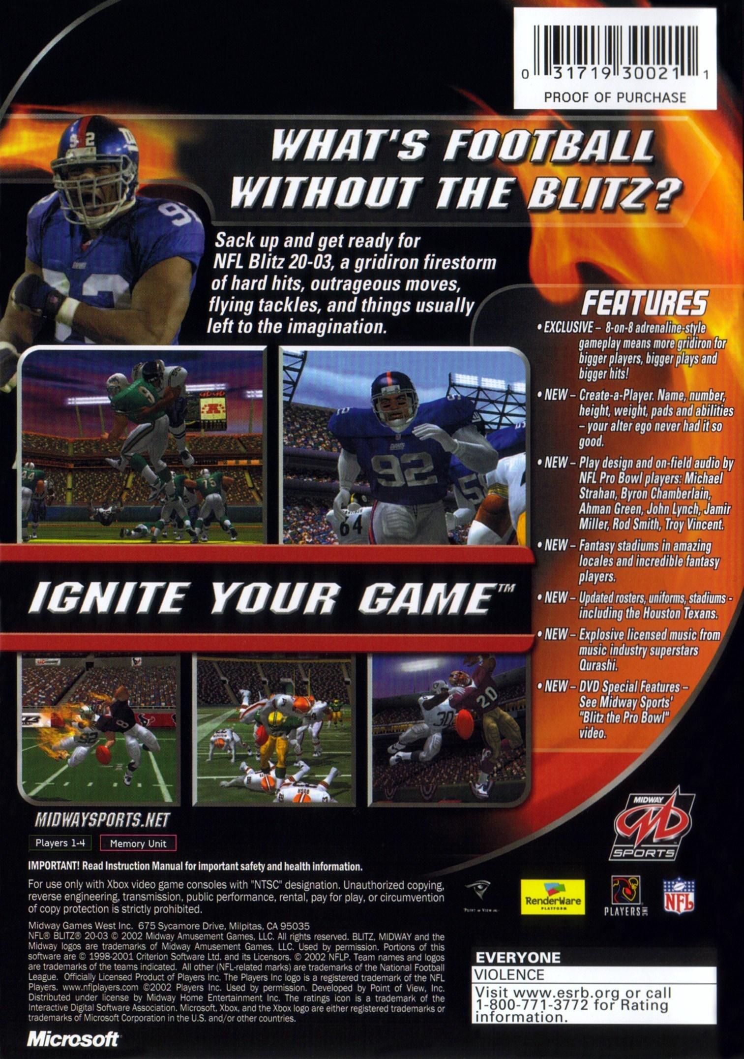 NFL Blitz 2003