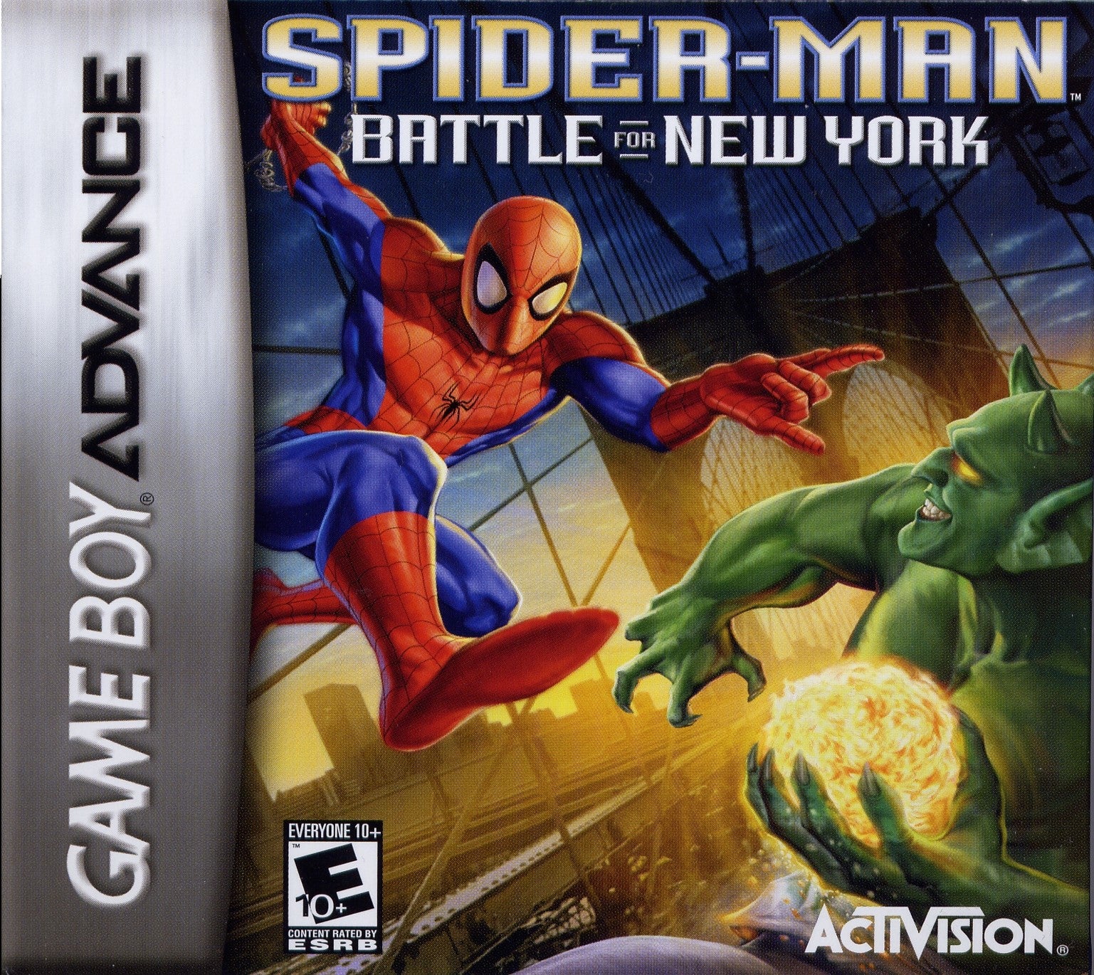 Spider-Man Battle for New York Game Boy Advance - Video Game - Used - CaveGamers