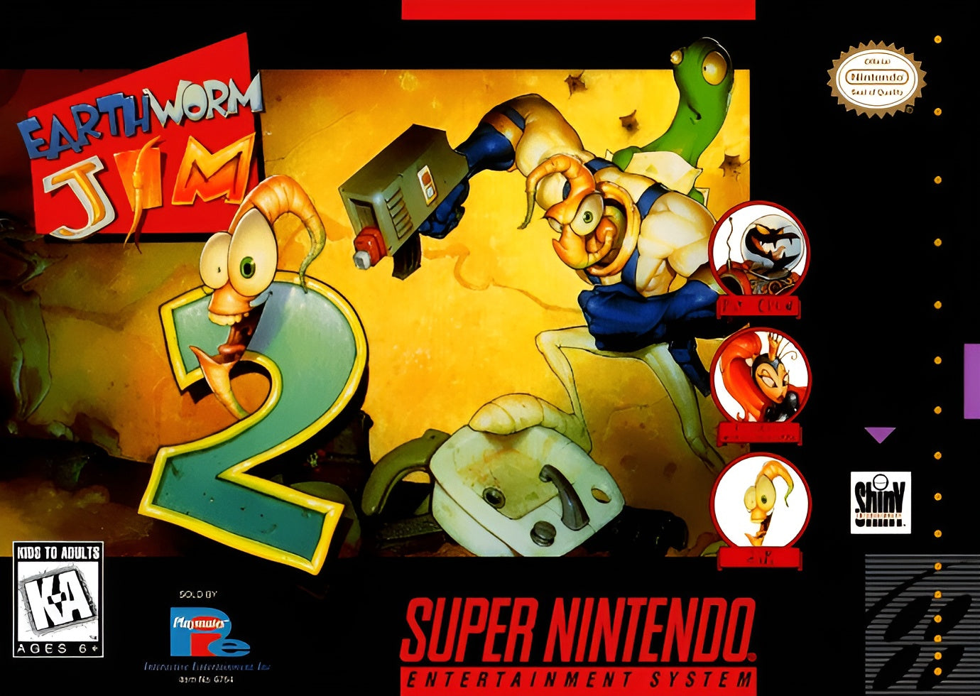 Earthworm Jim 2 SNES - Video Game - Used - CaveGamers