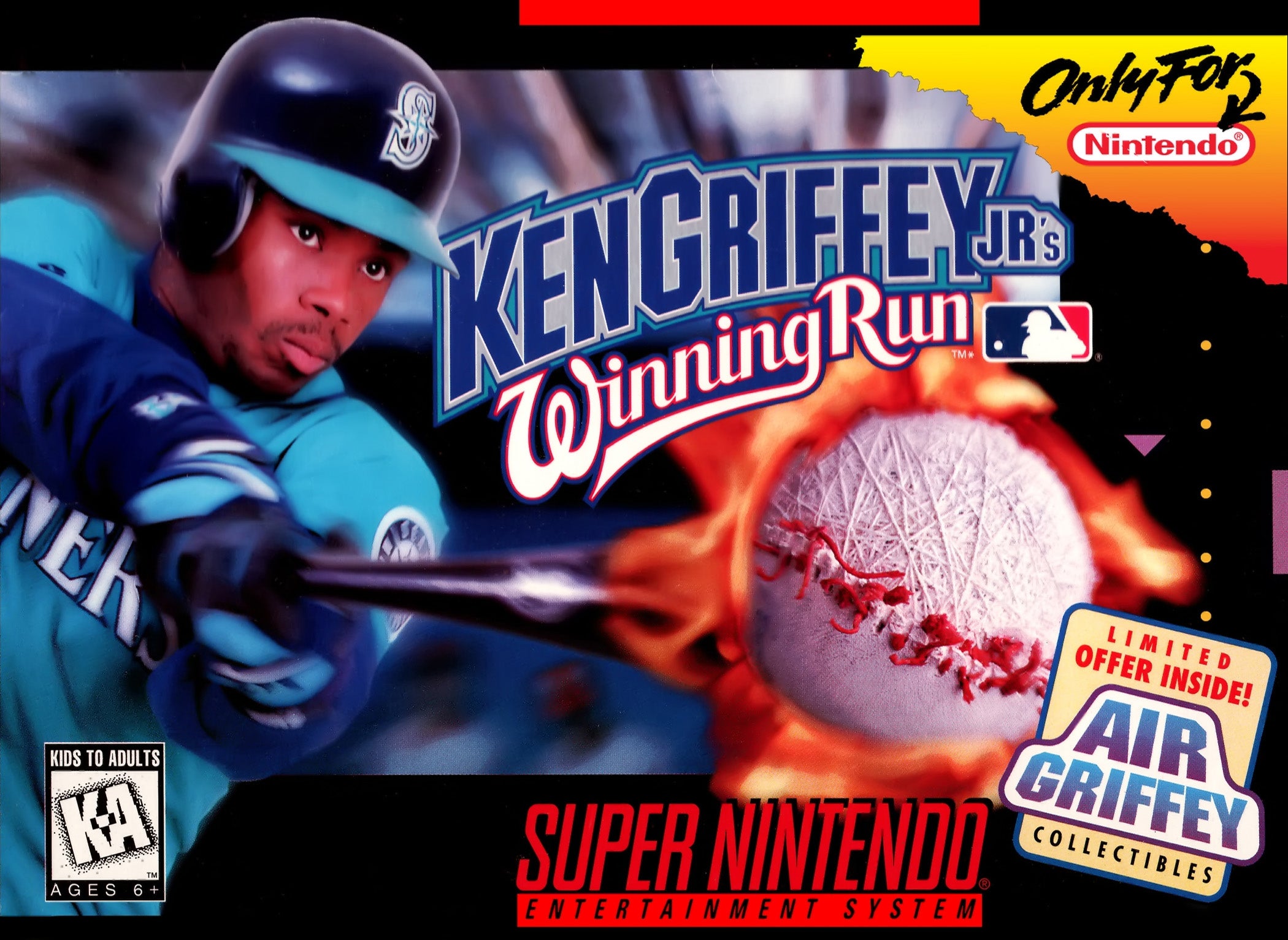 Ken Griffey Jr's Winning Run SNES - Video Game - Used - CaveGamers
