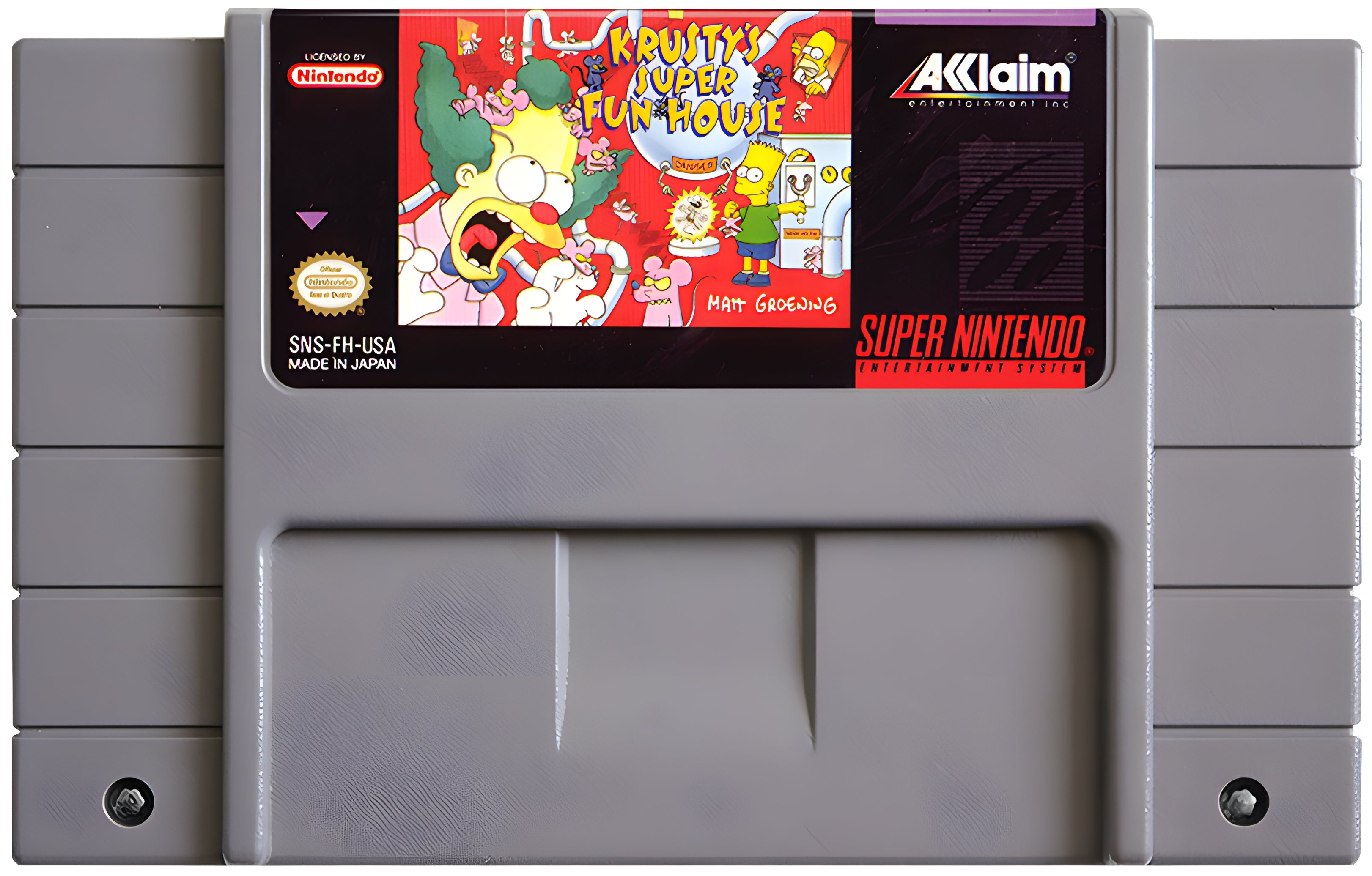 Krusty's Super Fun House SNES - Video Game - Used - CaveGamers - Image 3