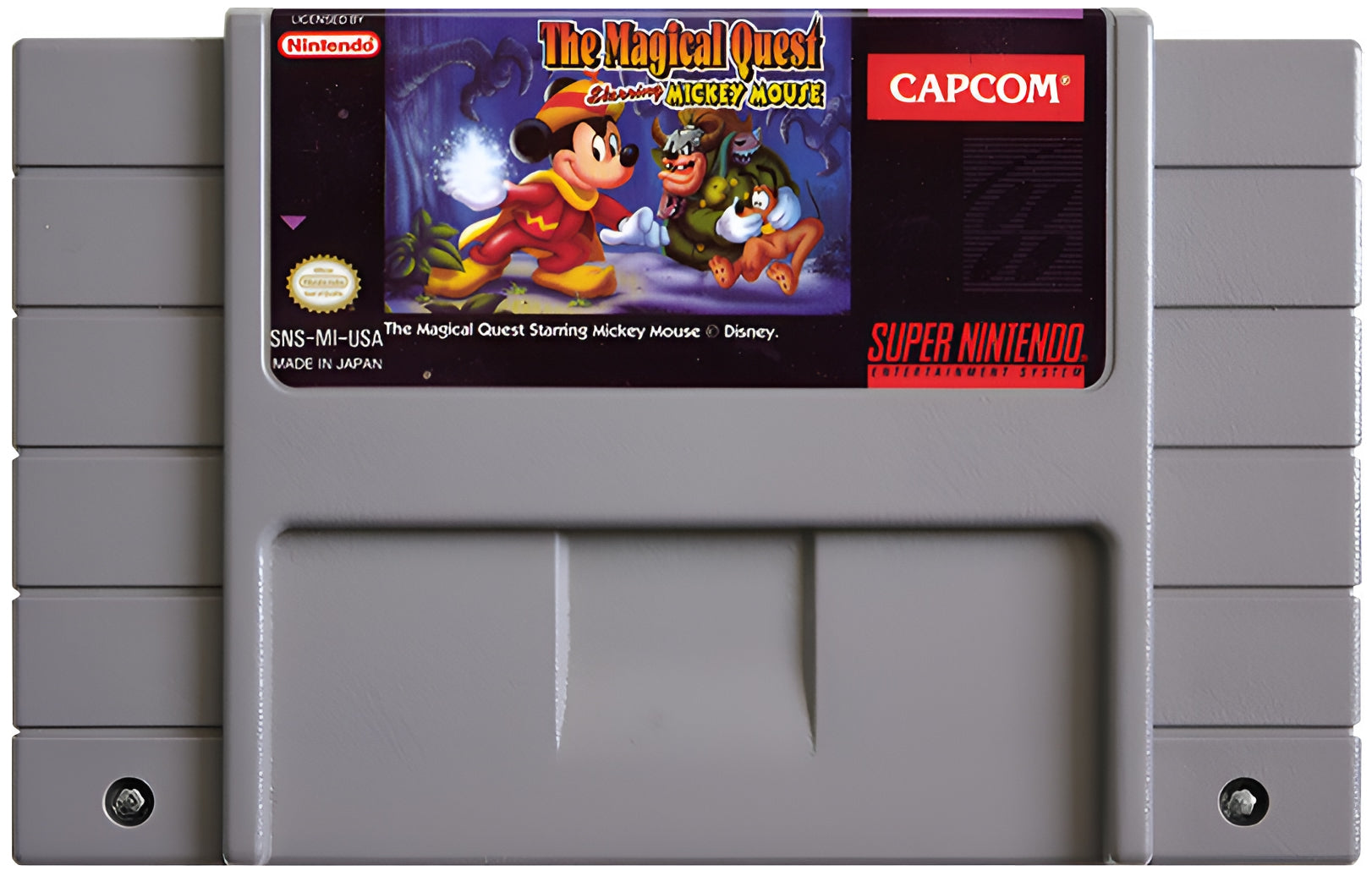 Magical Quest Starring Mickey Mouse SNES - Video Game - Used - CaveGamers - Image 3