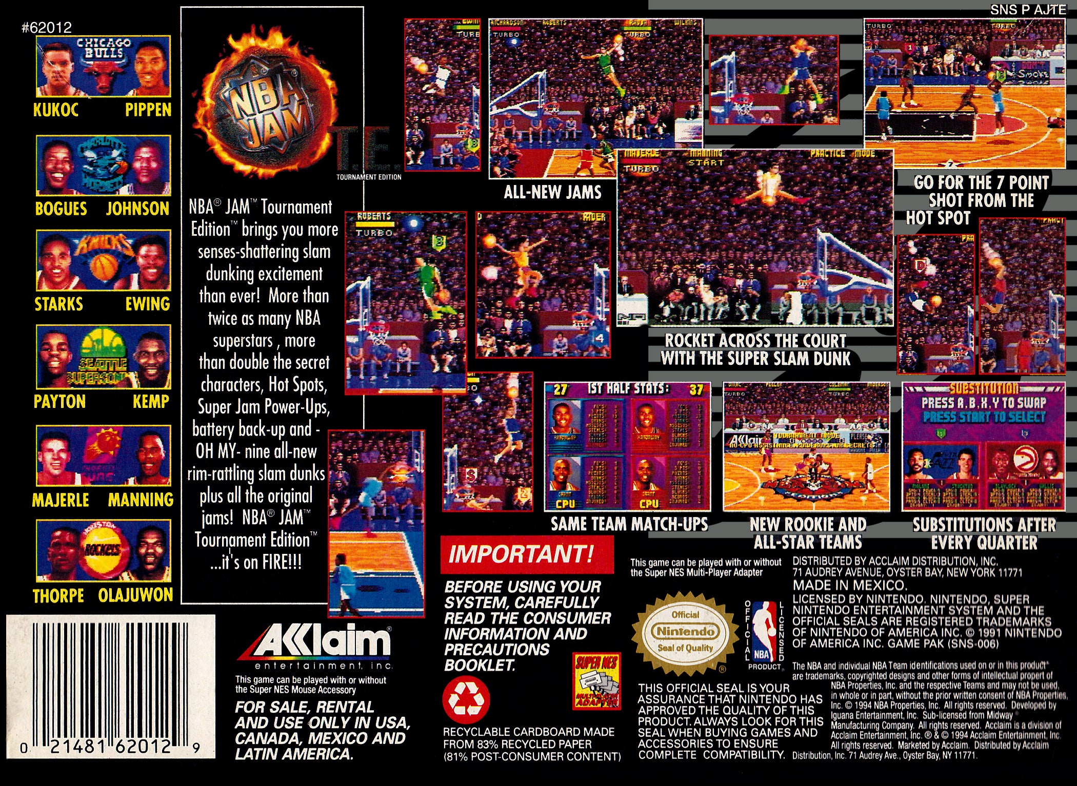 NBA Jam Tournament Edition