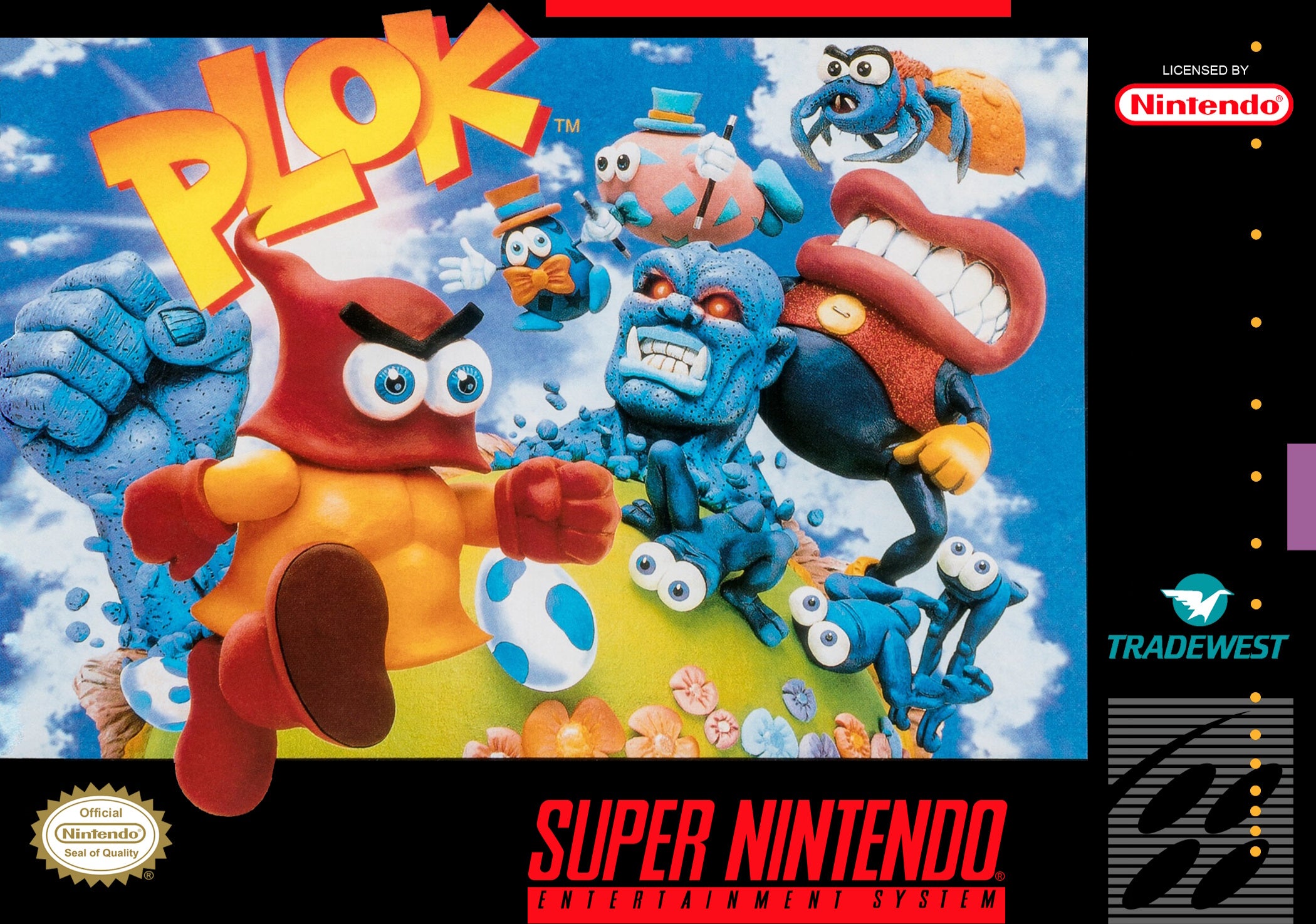 Plok SNES - Video Game - Used - CaveGamers