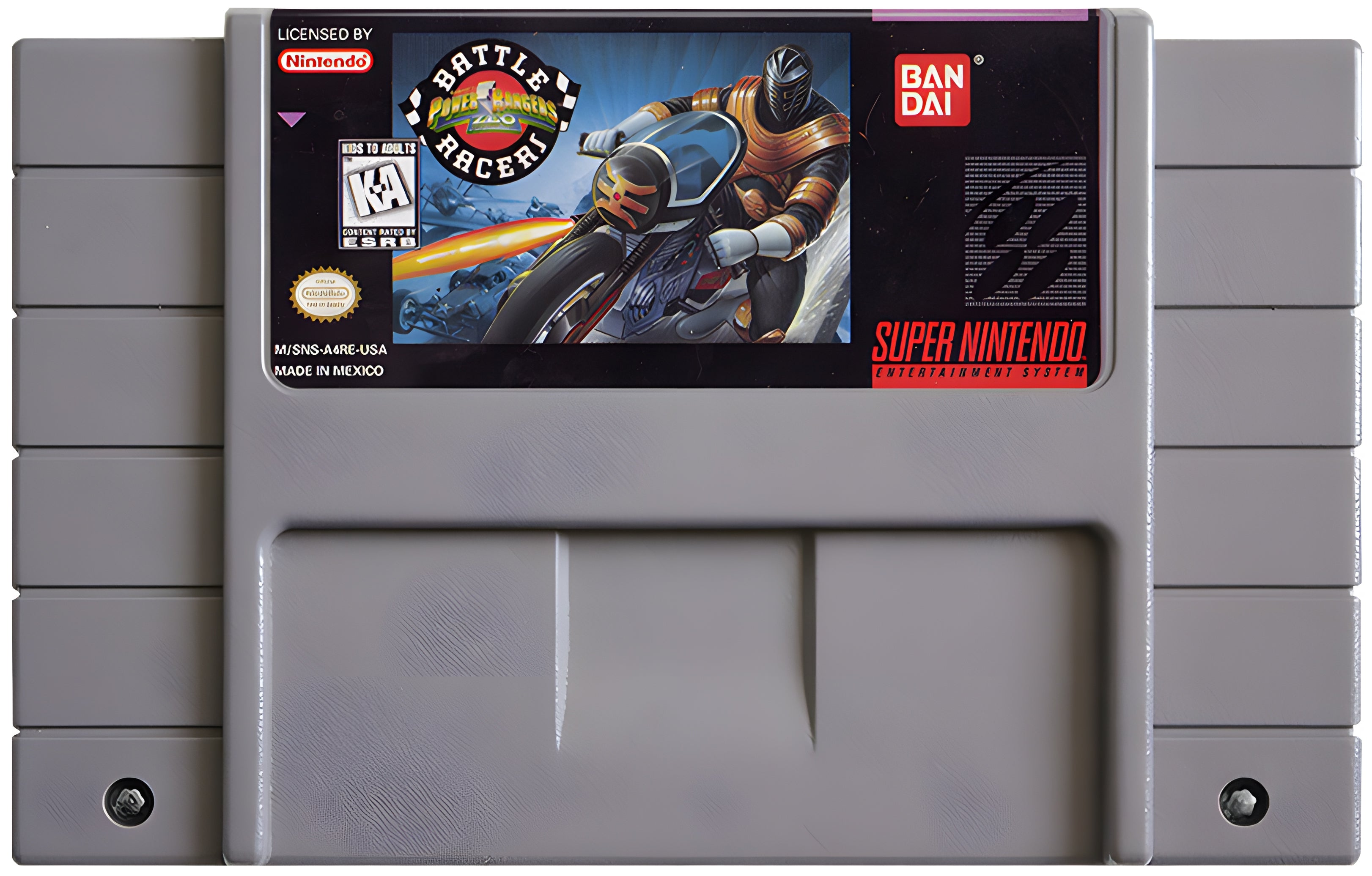 Power Rangers Zeo Battle Racers SNES - Video Game - Used - CaveGamers - Image 3