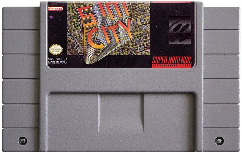 SimCity SNES - Video Game - Used - CaveGamers - Image 3