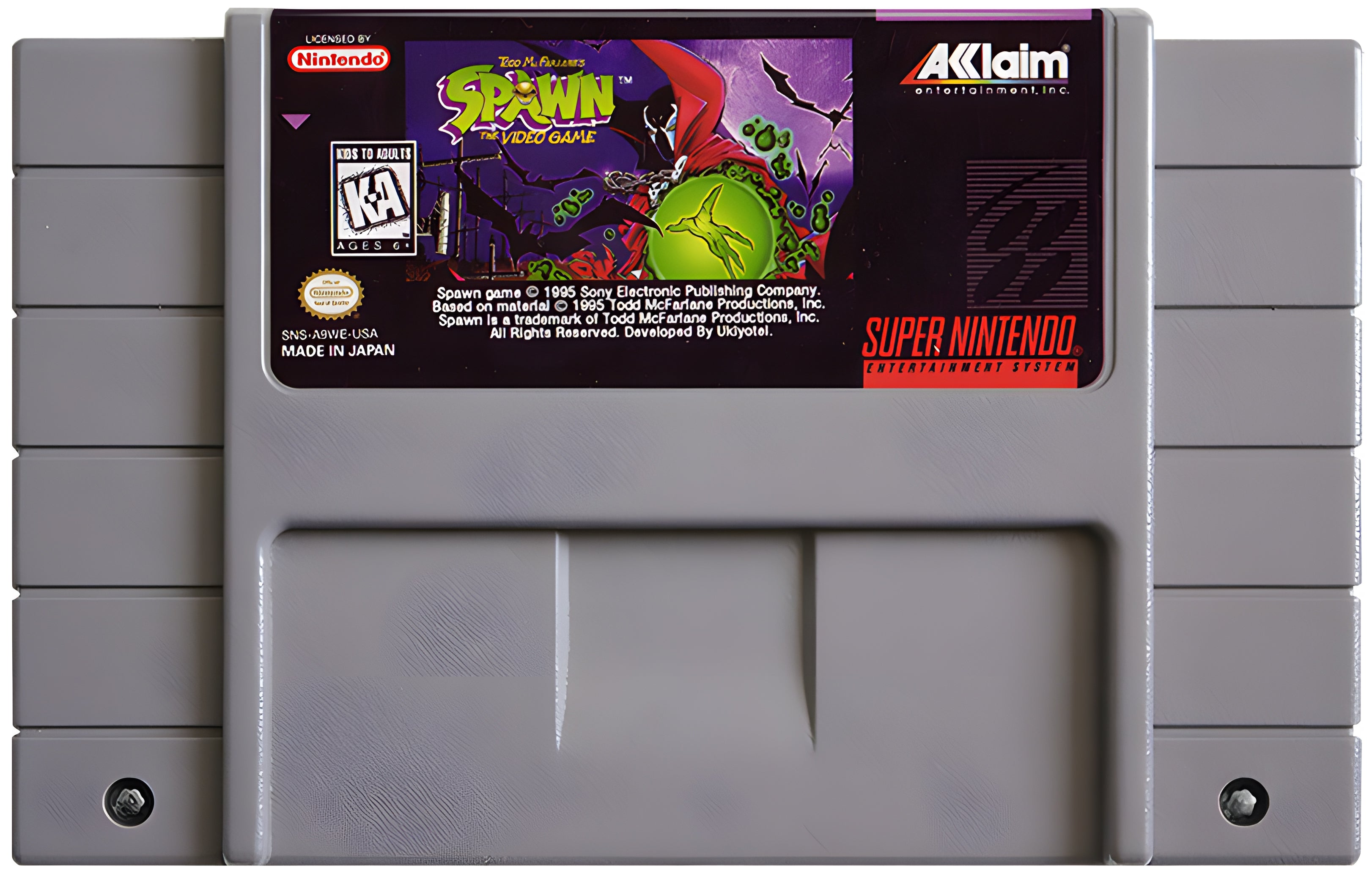 Spawn SNES - Video Game - Used - CaveGamers - Image 3