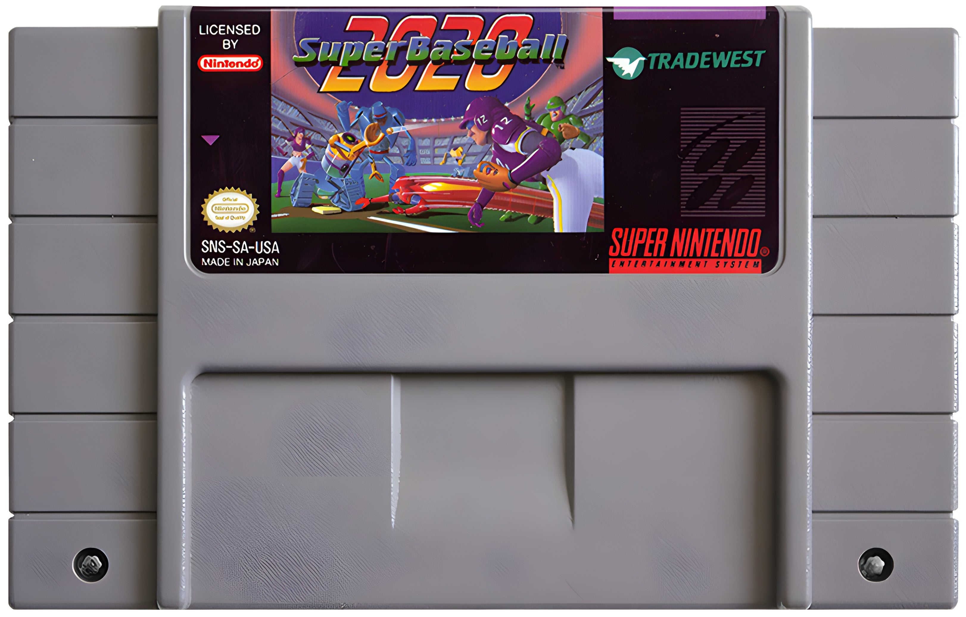 Super Baseball 2020 SNES - Video Game - Used - CaveGamers - Image 3