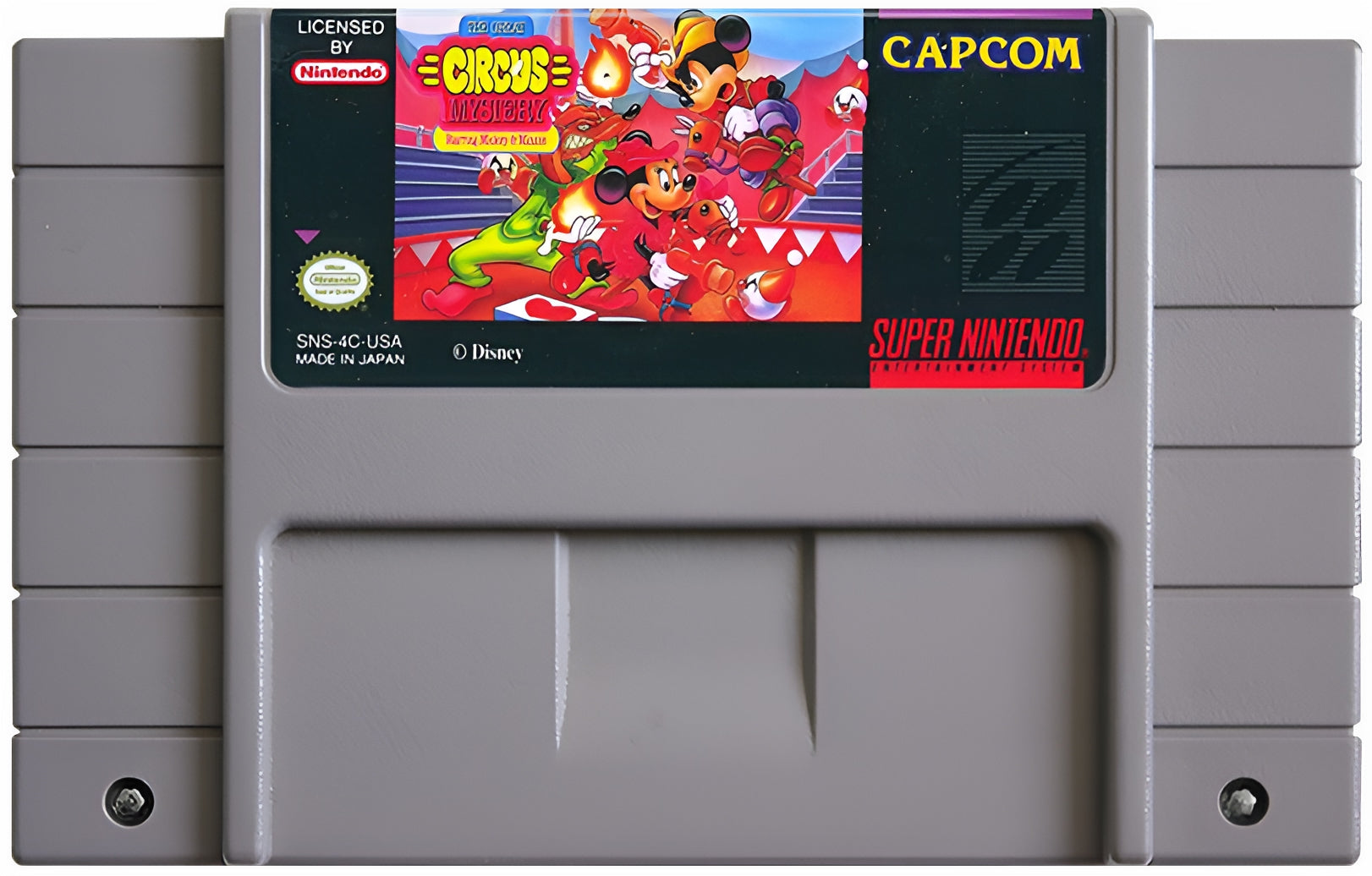 The Great Circus Mystery Starring Mickey and Minnie SNES - Video Game - Used - CaveGamers - Image 3