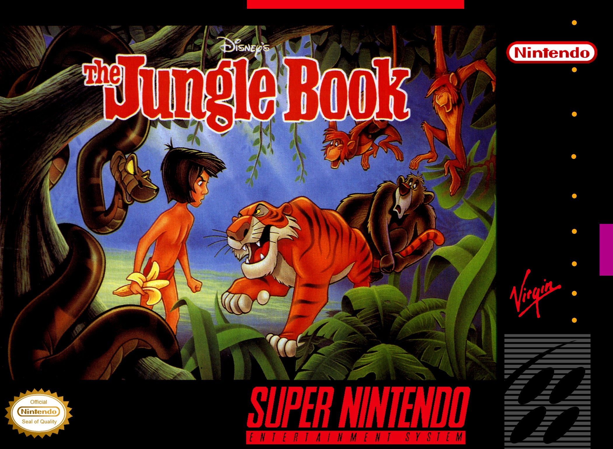 The Jungle Book SNES - Video Game - Used - CaveGamers