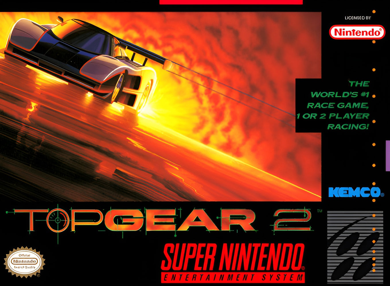 Top Gear 2 SNES - Video Game - Used - CaveGamers