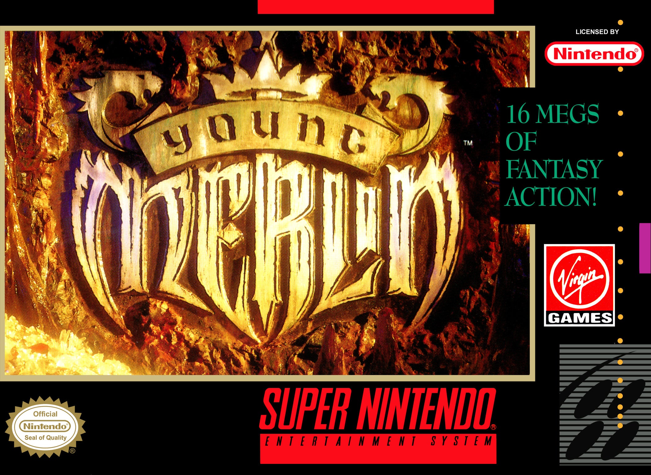 Young Merlin SNES - Video Game - Used - CaveGamers