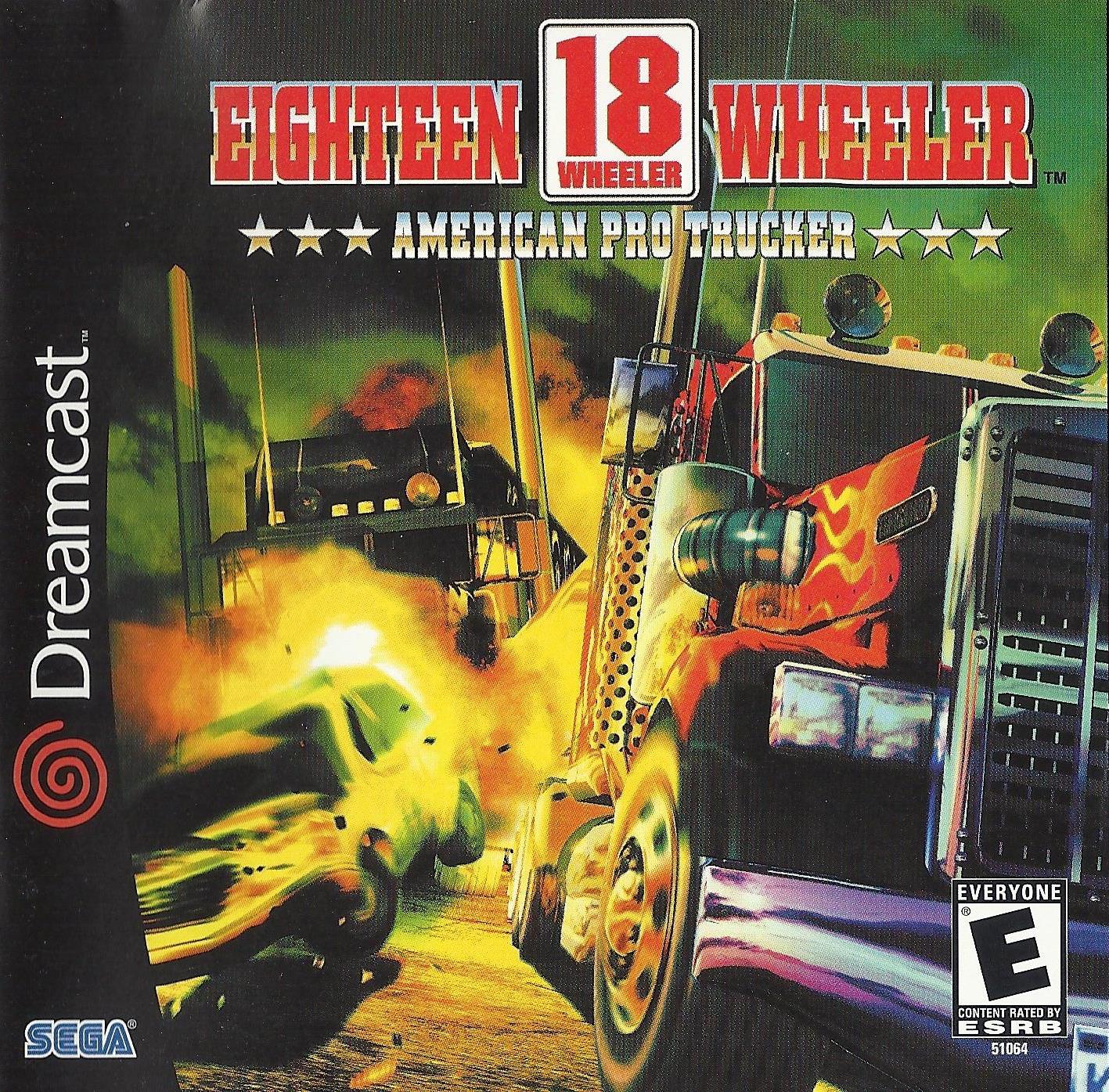 18 Wheeler American Pro Trucker DreamCast - Video Game - Used - CaveGamers