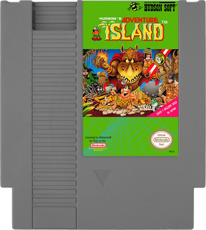 Adventure Island NES - Video Game - Used - CaveGamers - Image 3