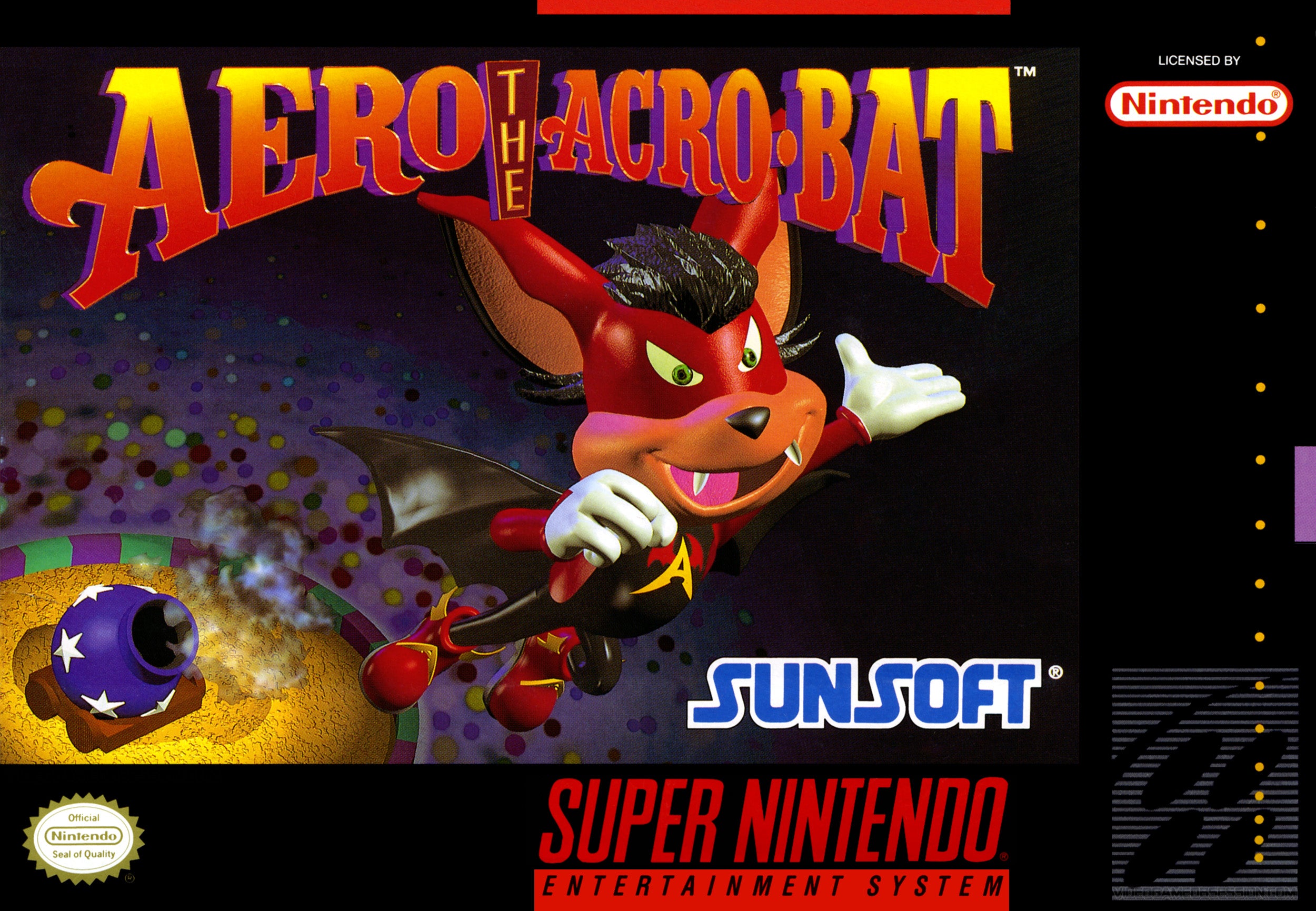 Aero the Acro-Bat SNES - Video Game - Used - CaveGamers