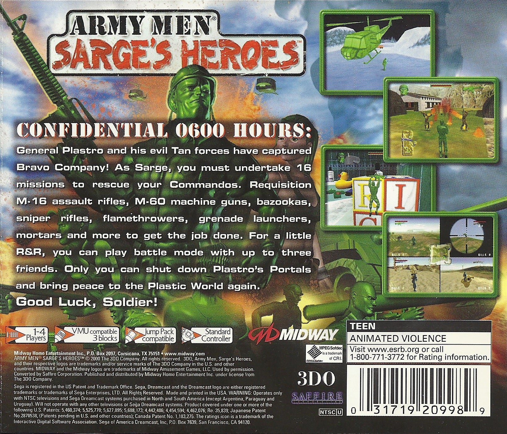 Army Men Sarge's Heroes