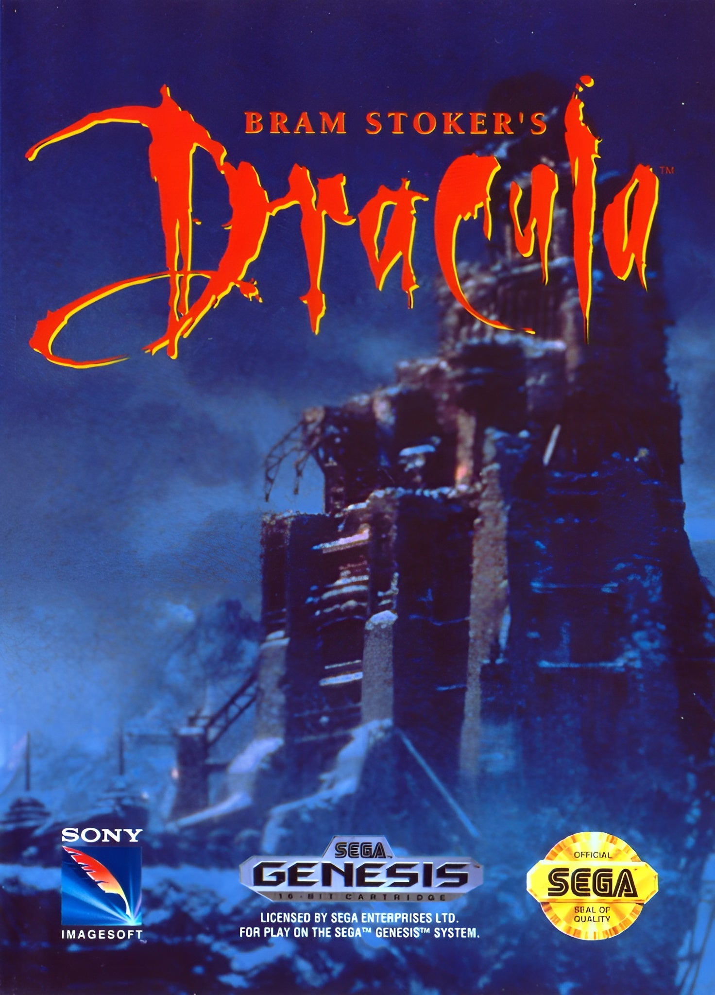 Bram Stoker's Dracula Genesis - Video Game - Used - CaveGamers