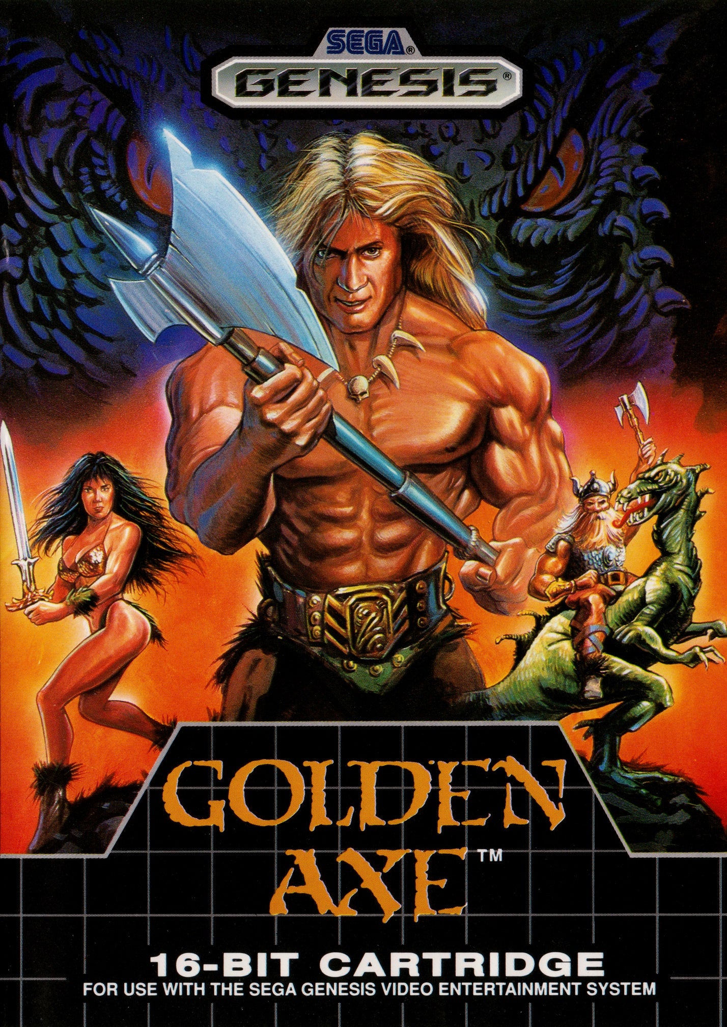 Golden Axe Genesis - Video Game - Used - CaveGamers