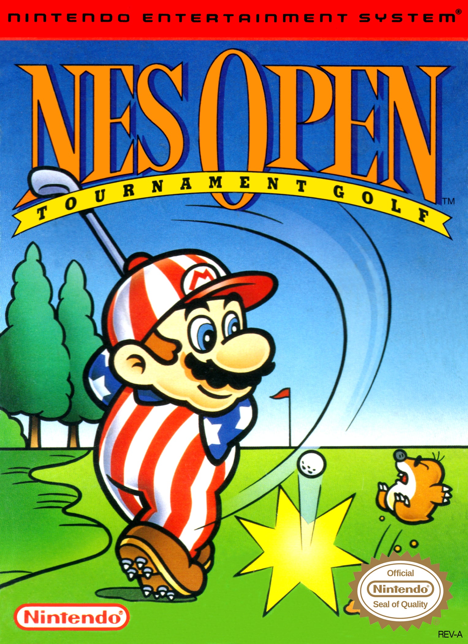 NES Open Tournament Golf - Video Game - Used - CaveGamers