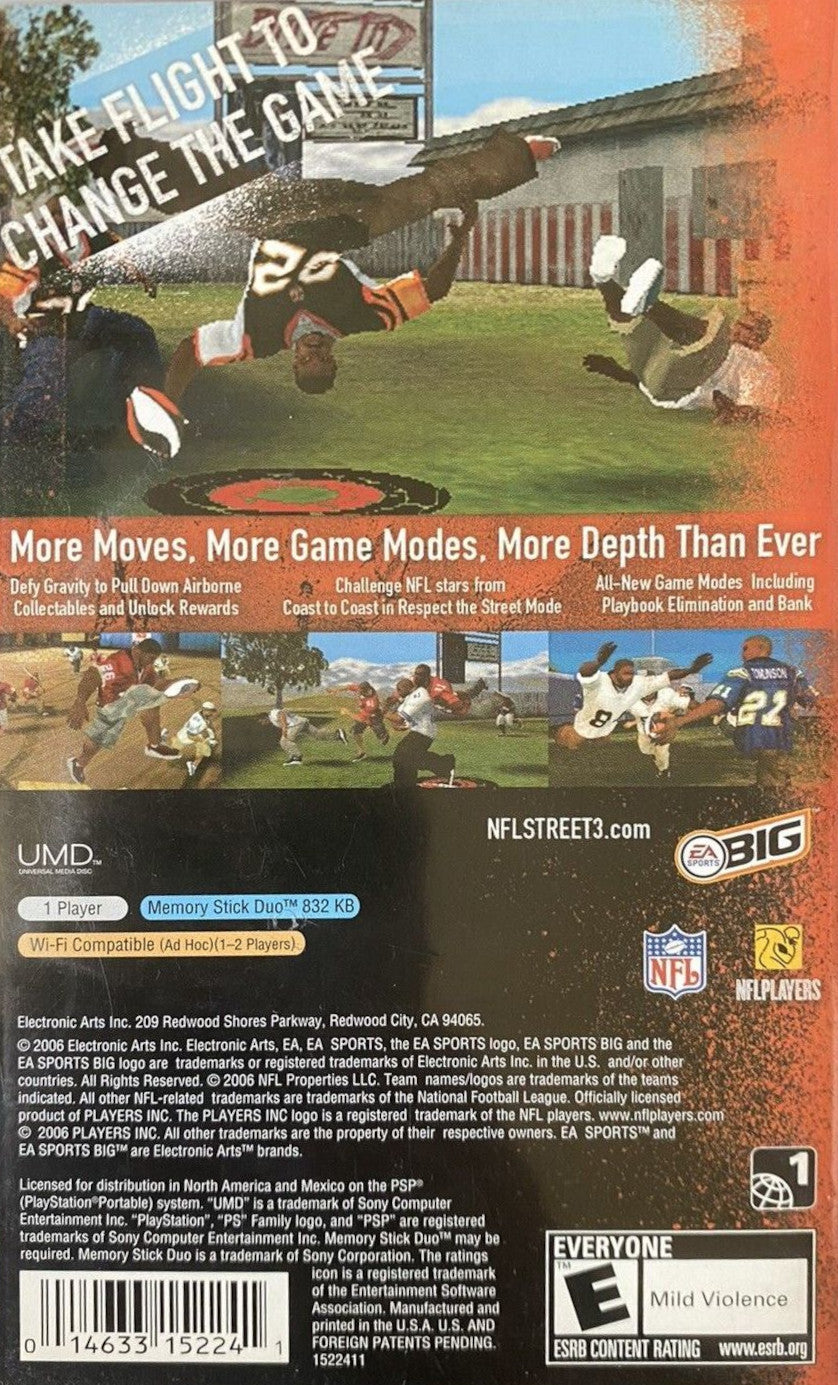 NFL Street 3 PSP - Video Game - Used - CaveGamers - Image 2
