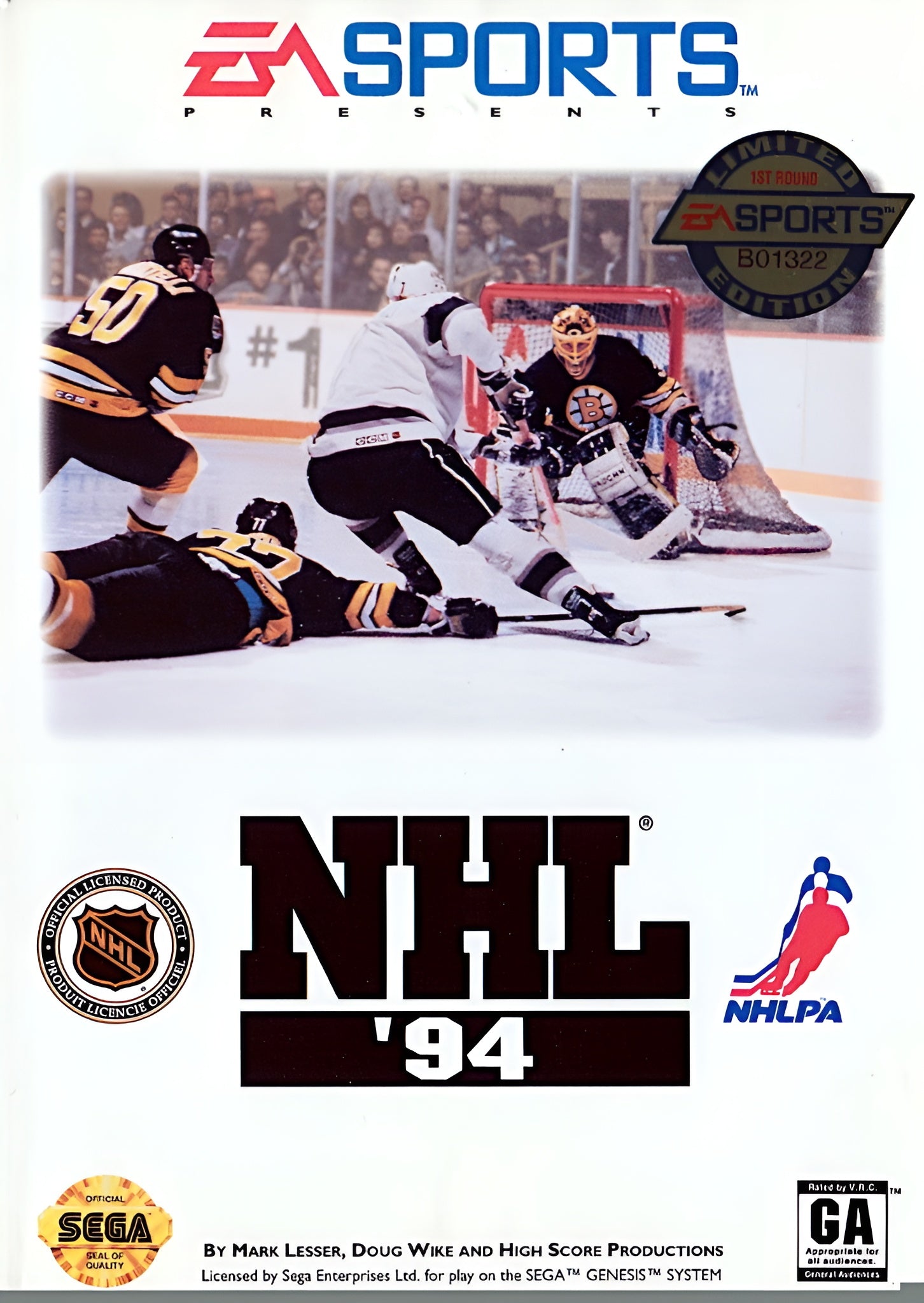 NHL 94 Genesis - Video Game - Used - CaveGamers