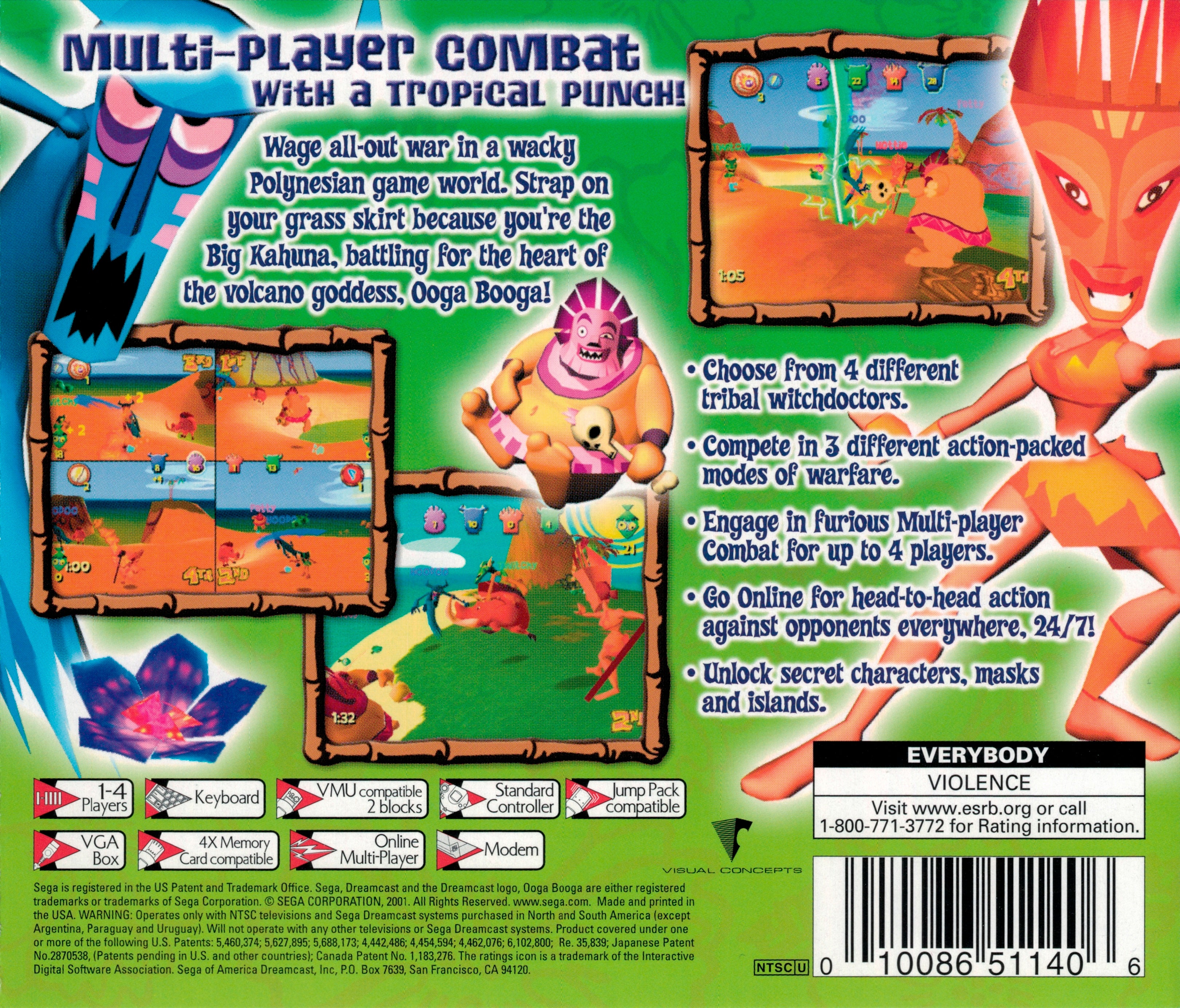 Ooga Booga DreamCast - Video Game - Used - CaveGamers - Image 2
