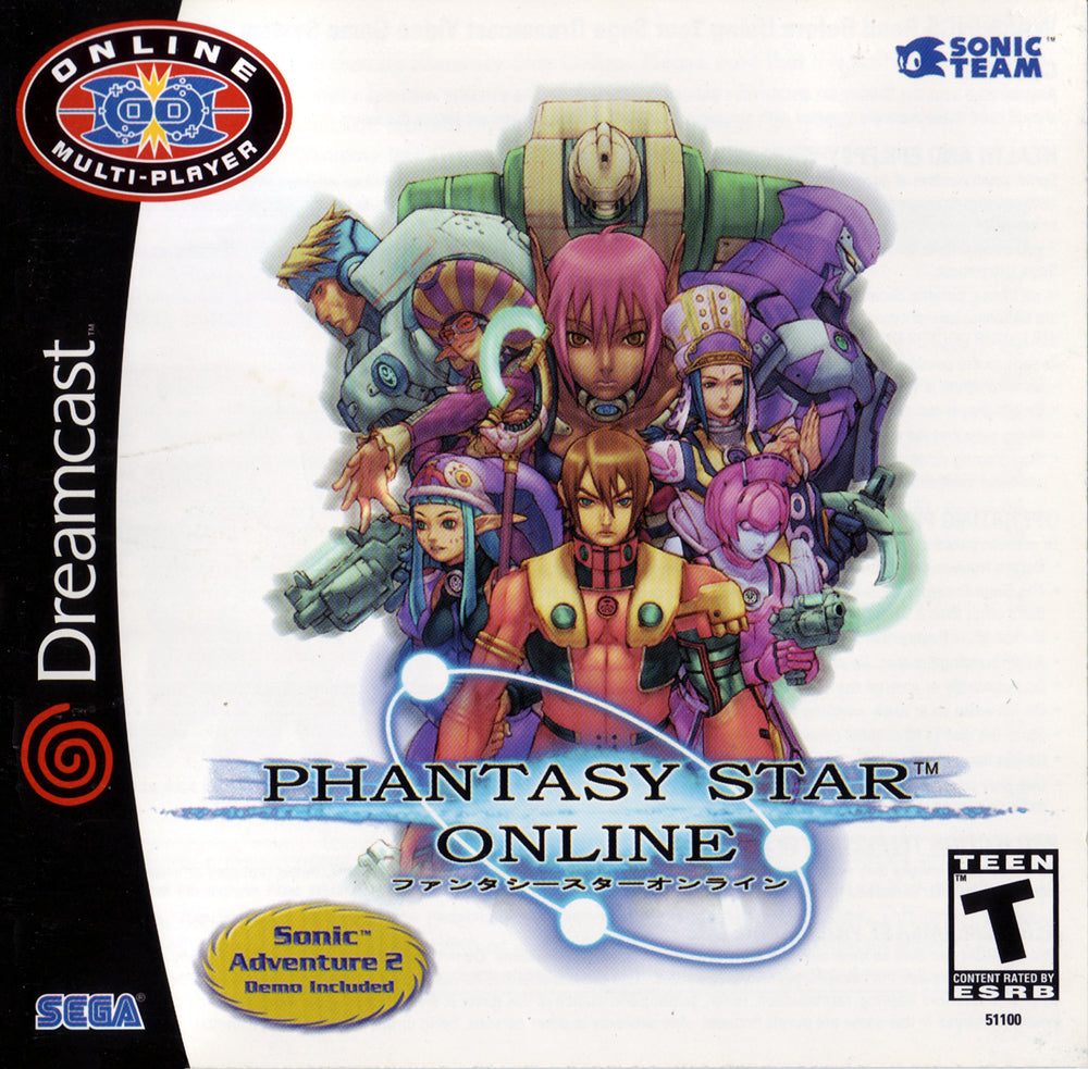 Phantasy Star Online DreamCast - Video Game - Used - CaveGamers