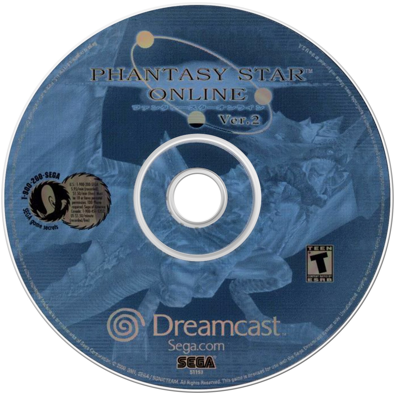 Phantasy Star Online Version 2 DreamCast - Video Game - Used - CaveGamers - Image 3