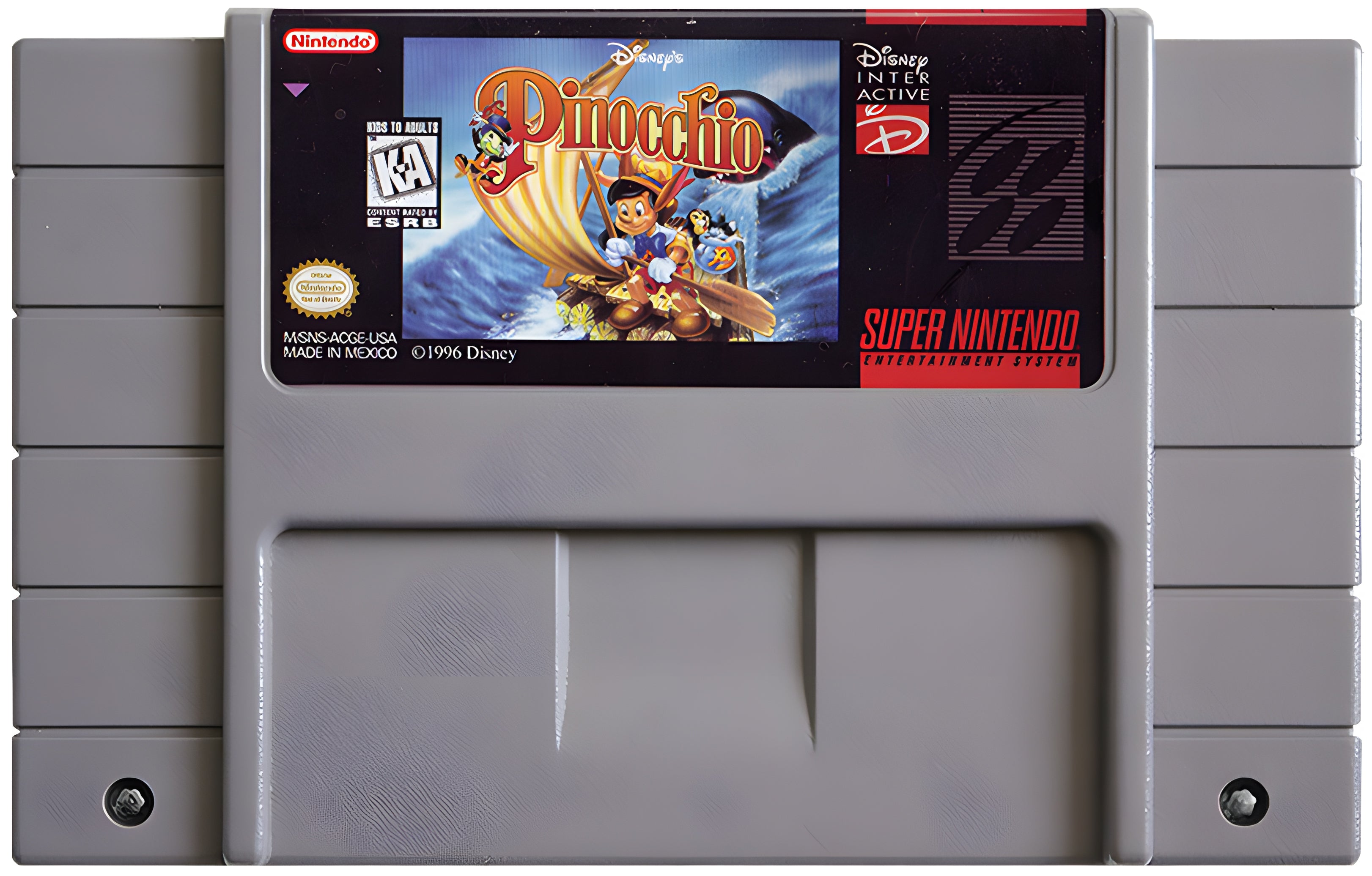 Pinocchio SNES - Video Game - Used - CaveGamers - Image 3