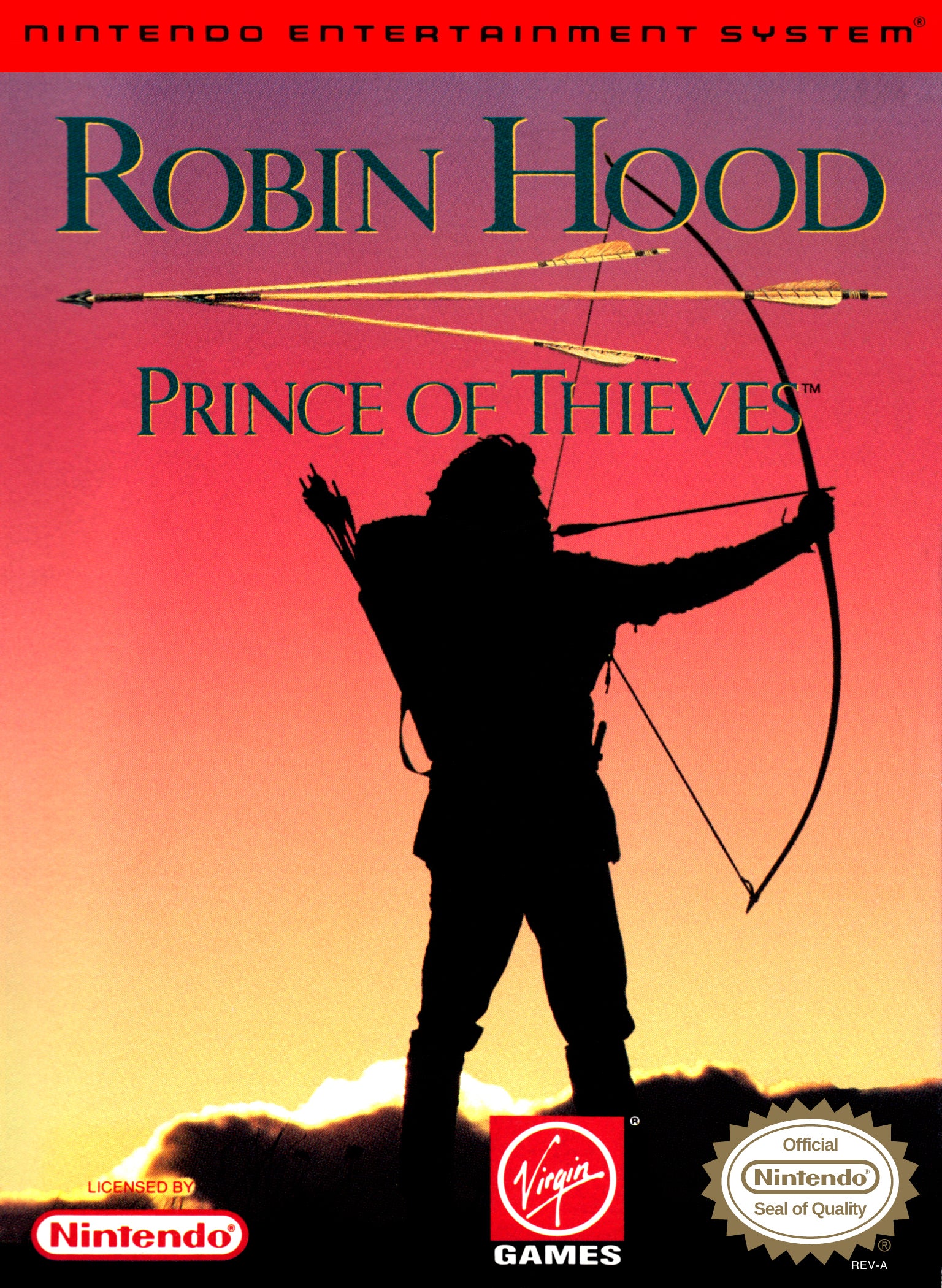 Robin Hood Prince of Thieves NES - Video Game - Used - CaveGamers