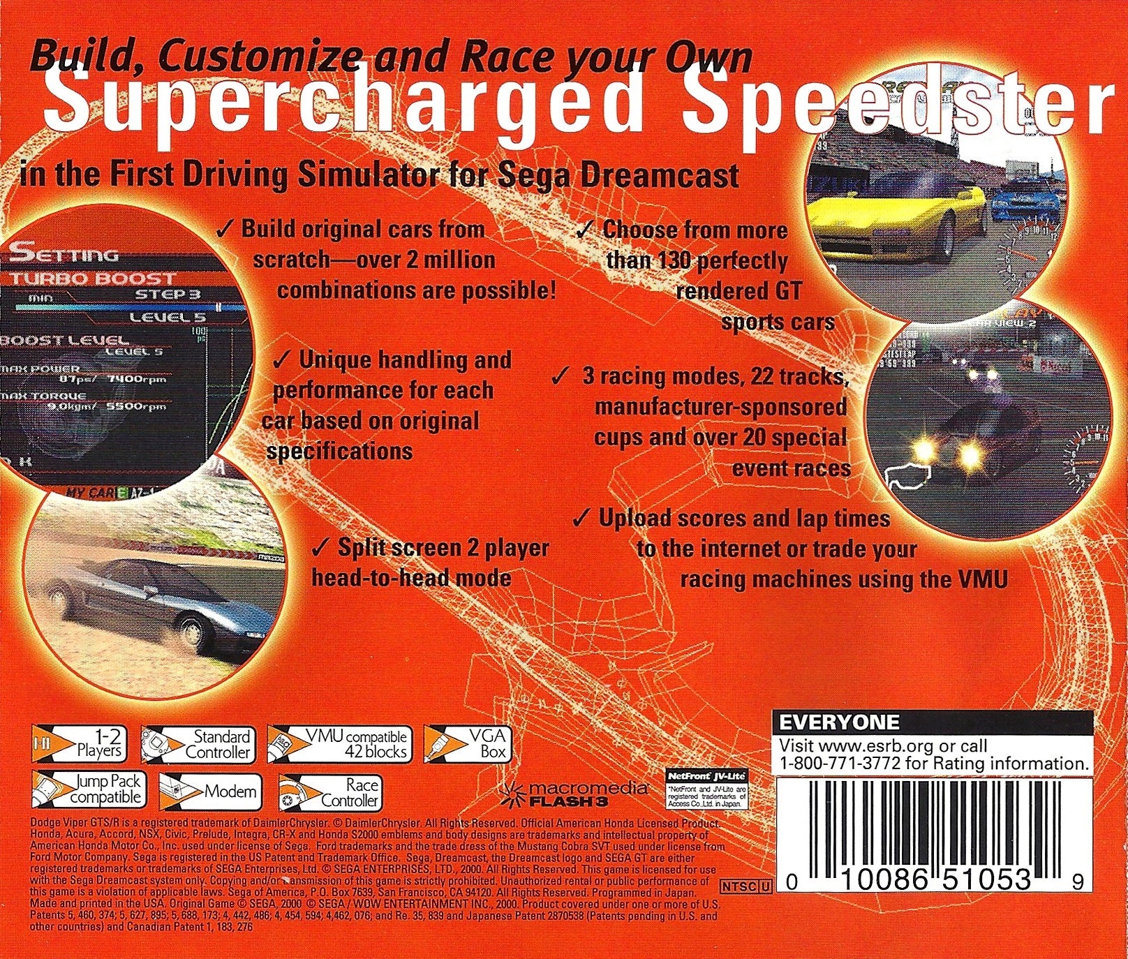 Sega GT DreamCast - Video Game - Used - CaveGamers - Image 2