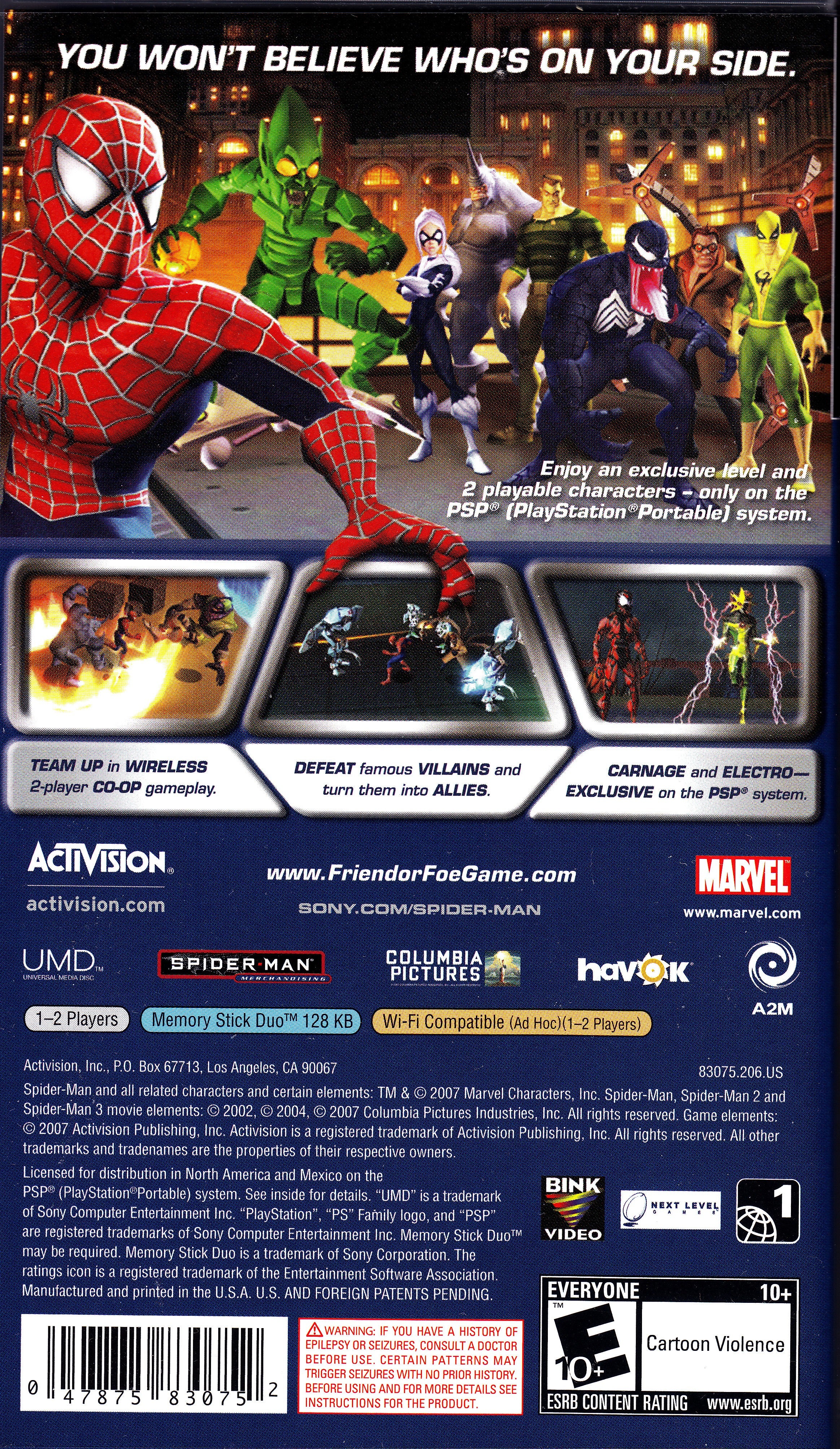 Spiderman Friend or Foe