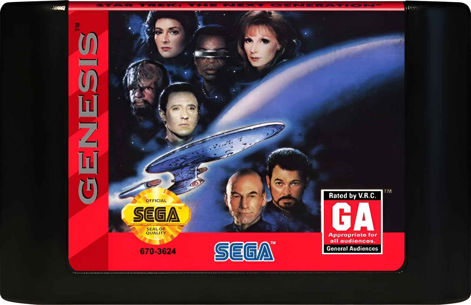 Star Trek Next Generation Echoes From the Past Genesis - Video Game - Used - CaveGamers - Image 3