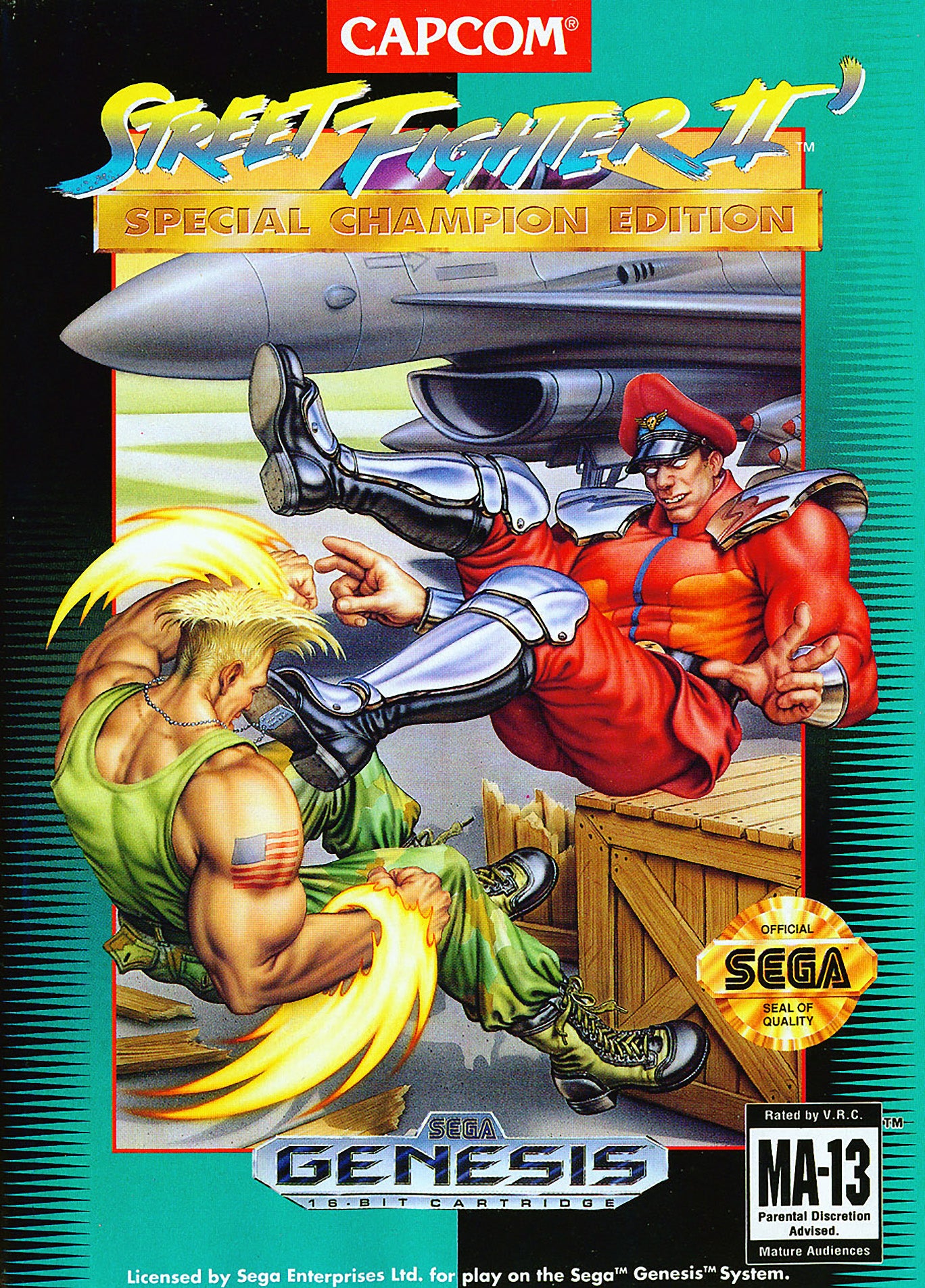 Street Fighter II Special Champion Edition Genesis - Video Game - Used - CaveGamers