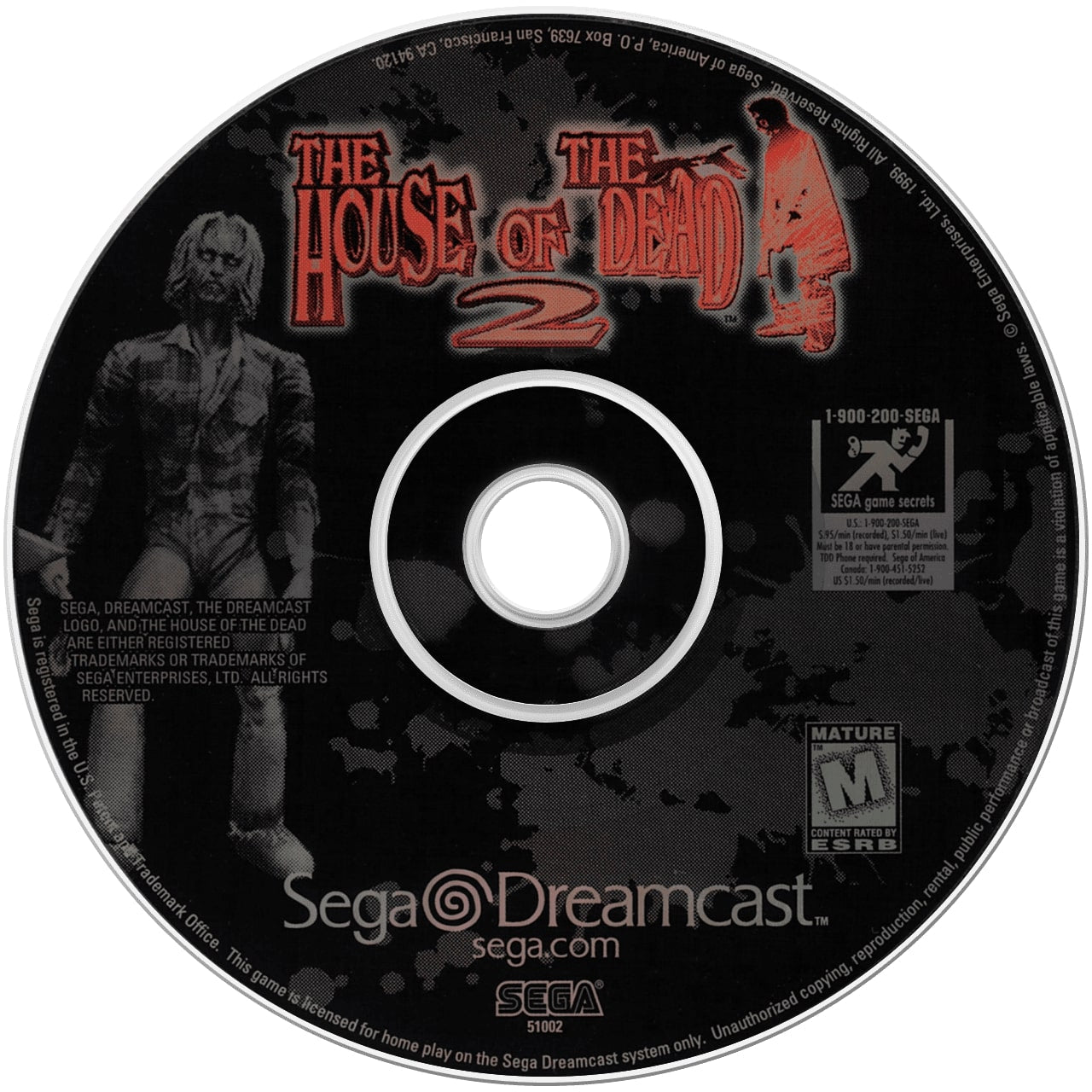 The House of the Dead 2 DreamCast - Video Game - Used - CaveGamers - Image 3