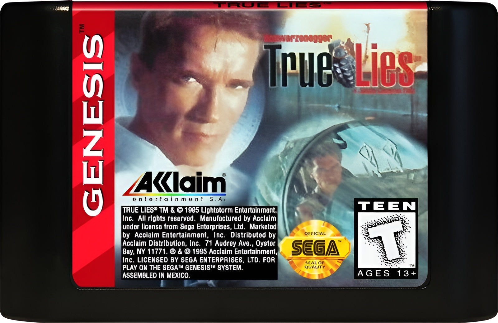True Lies Genesis - Video Game - Used - CaveGamers - Image 3