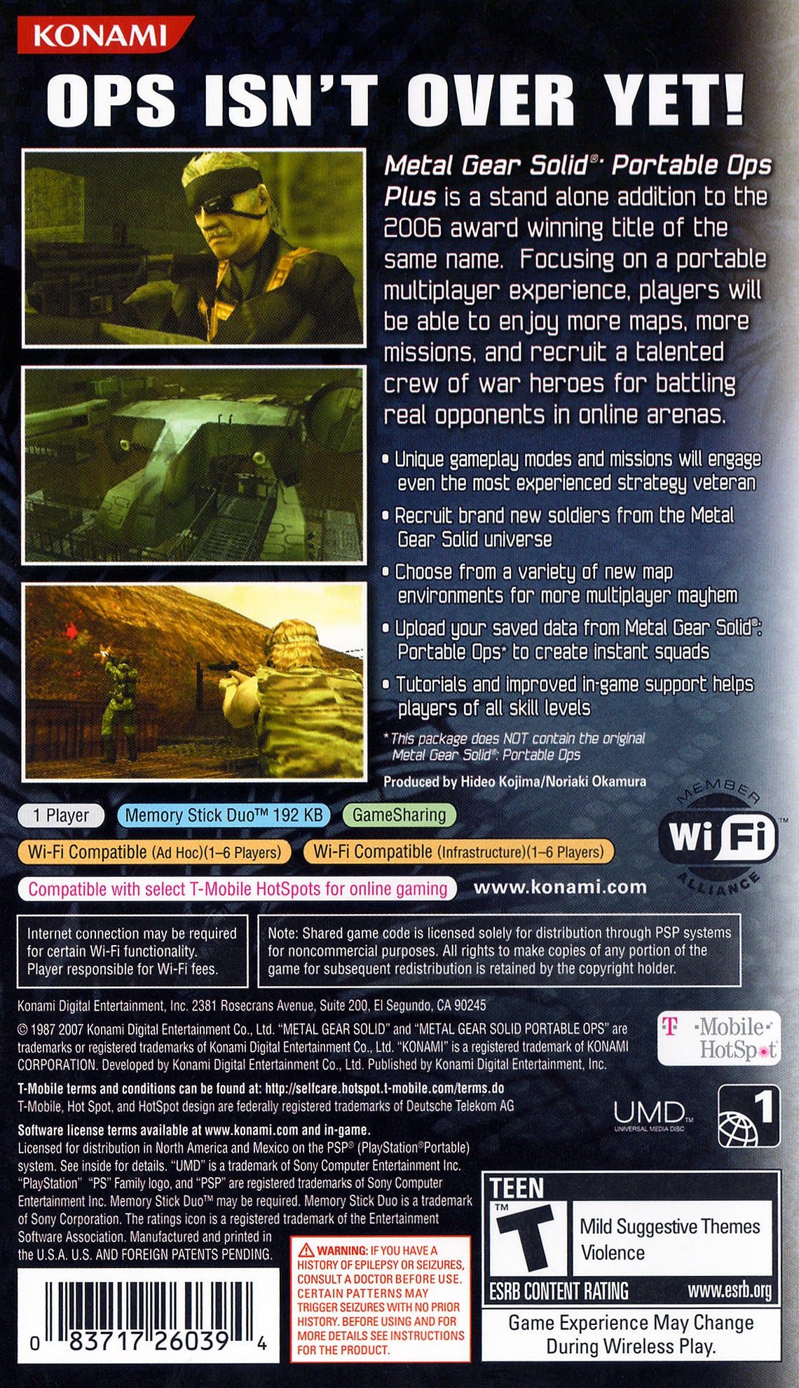 Metal Gear Solid Portable Ops Plus