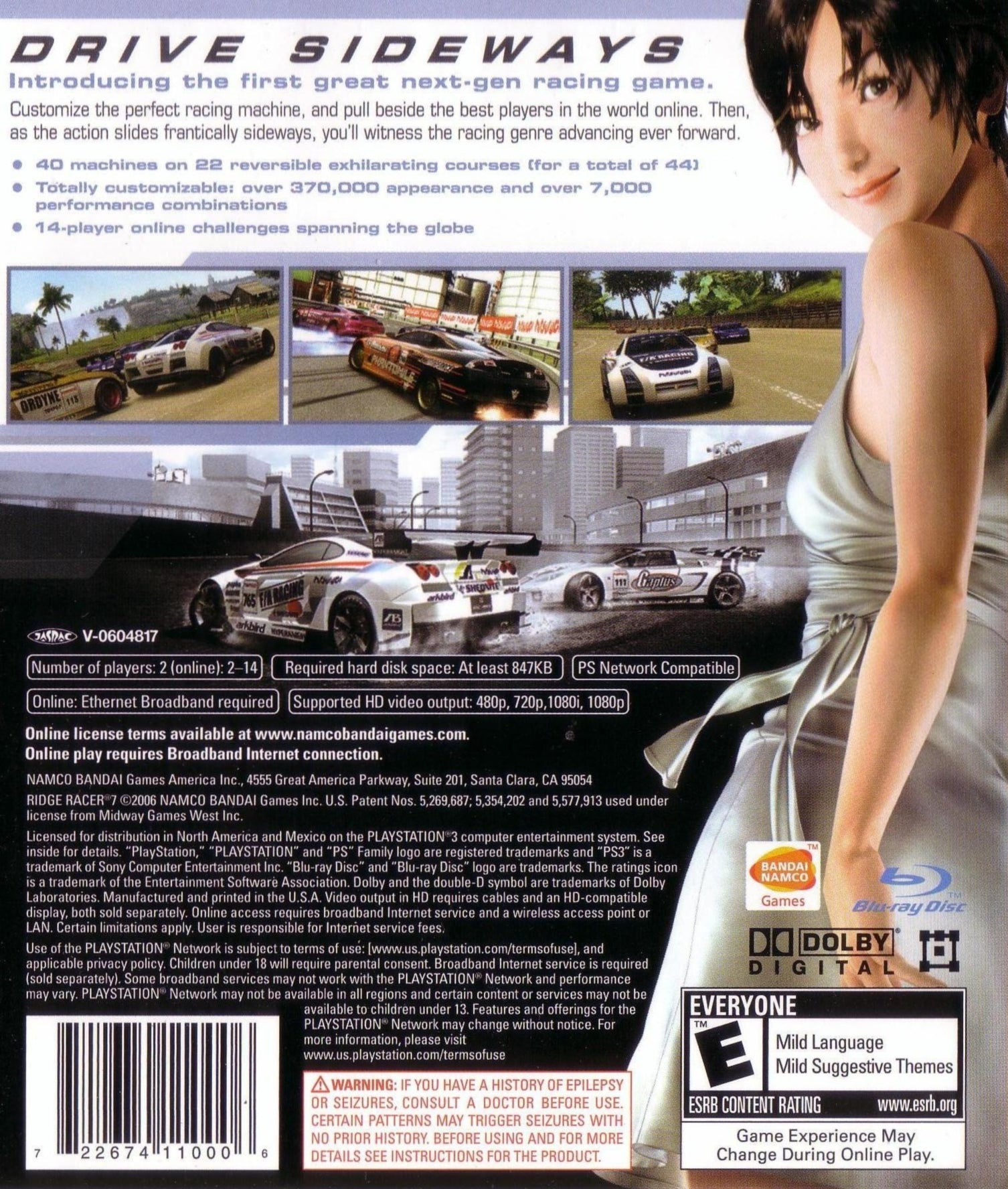 Ridge Racer 7 PS3 - Video Game - Used - CaveGamers - Image 2