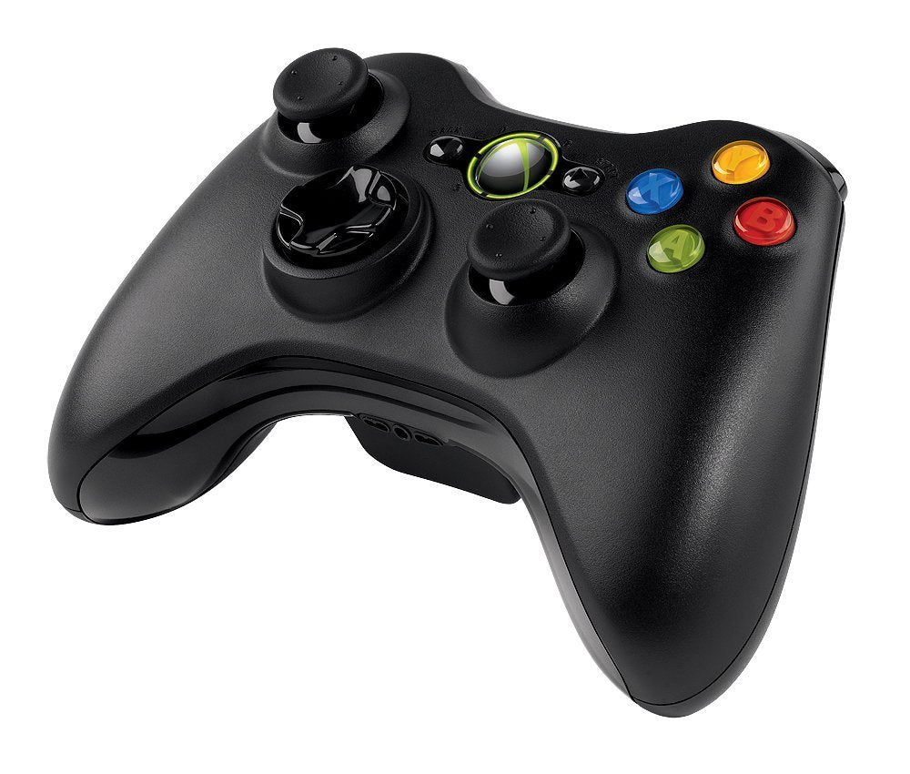 Xbox 360 Wireless Controller - Matte Black - Video Game Accessory - Used - CaveGamers