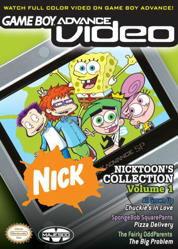 Gameboy Advance Video: Nicktoon's Collection, Vol. 1 Game Boy Advance - Video Game - Used - CaveGamers