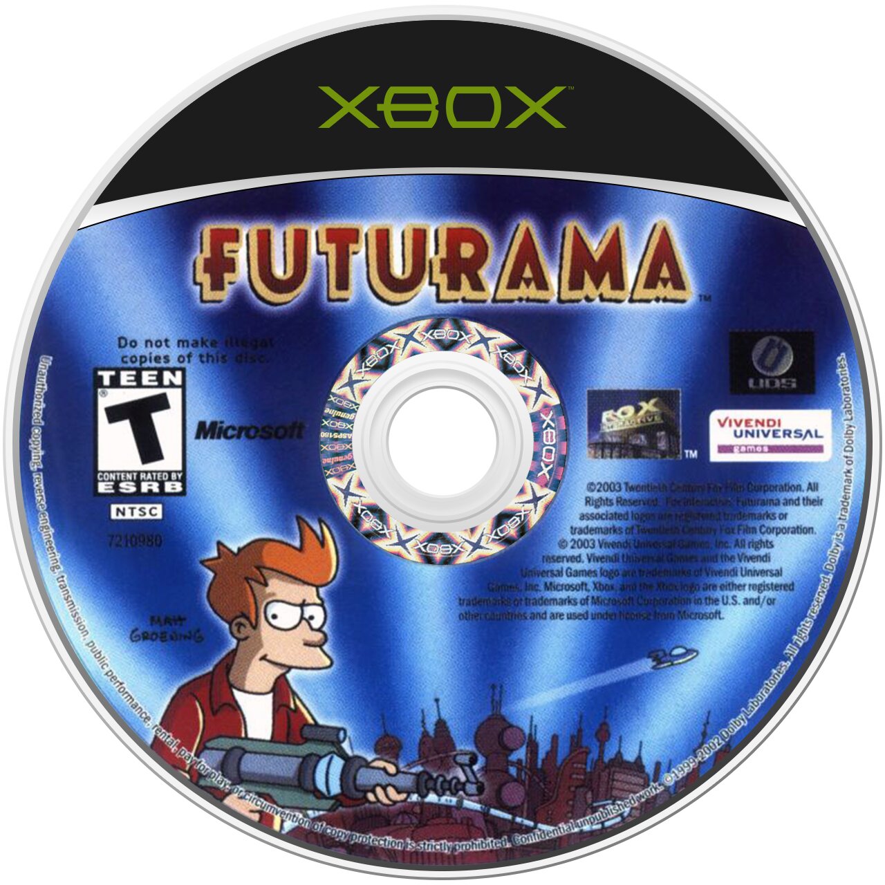 Futurama Xbox - Video Game - Used - CaveGamers - Image 3