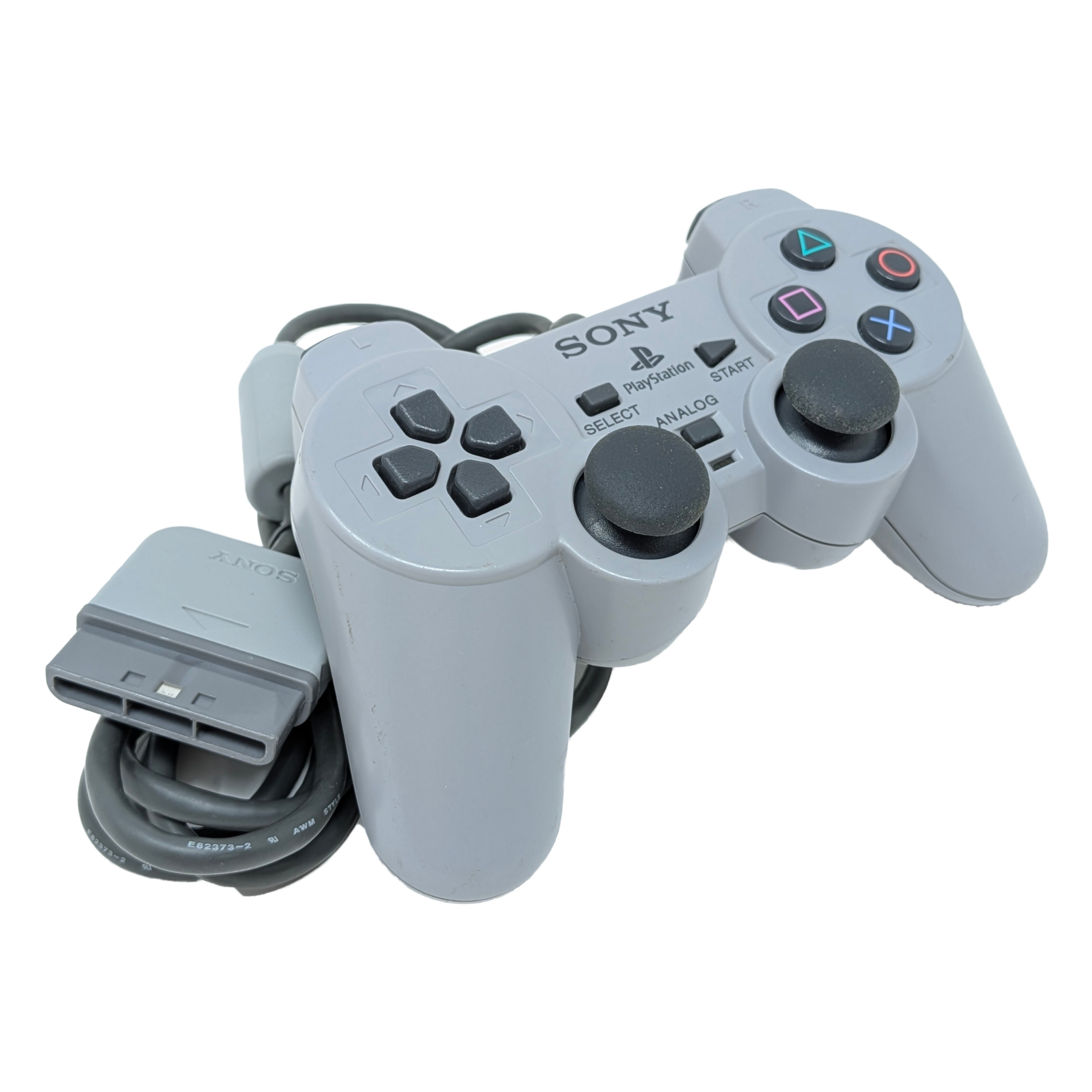 Playstation Dualshock Analog Controller - Gray - Video Game Accessory - Used - CaveGamers - Image 2