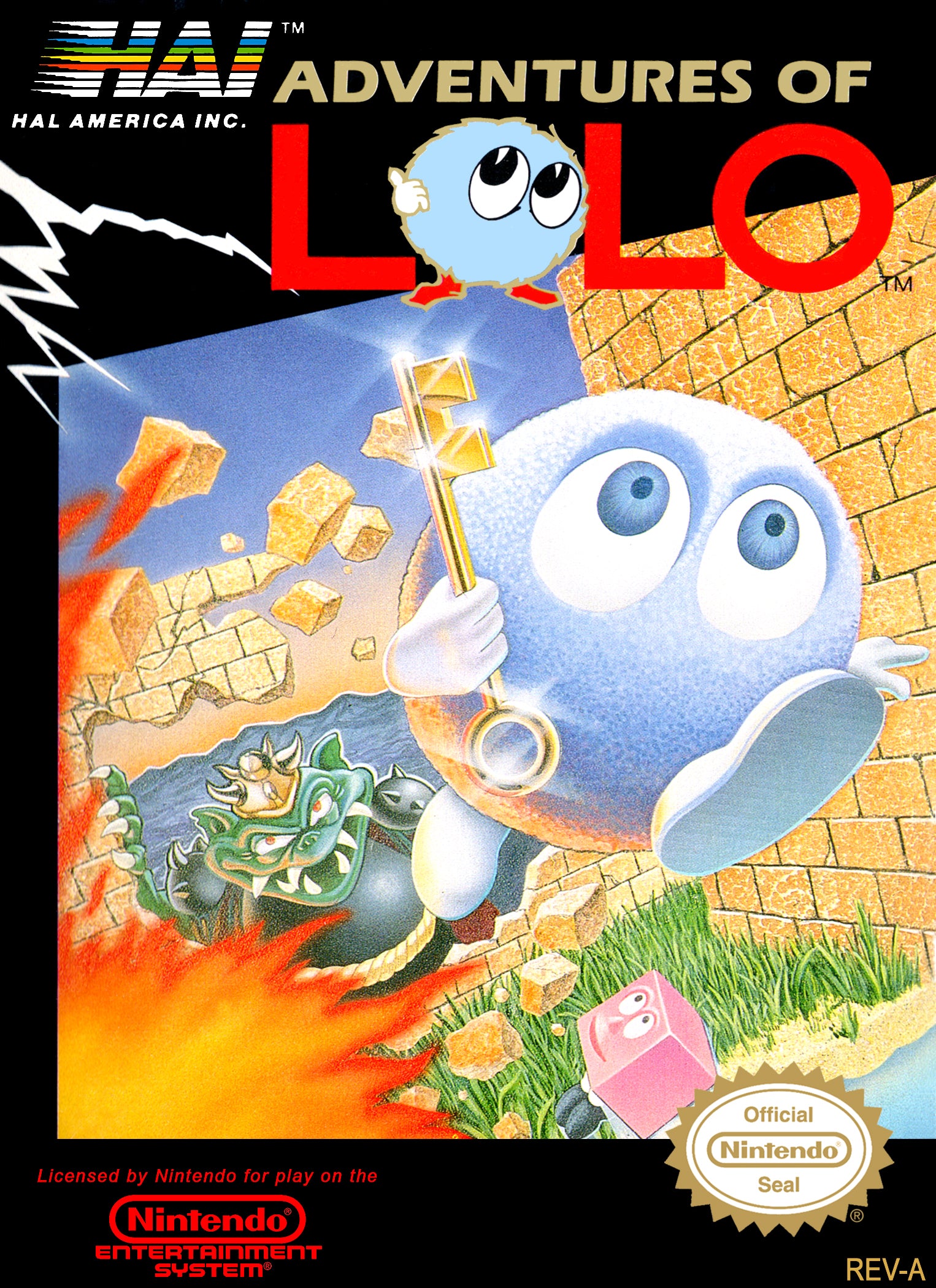 Adventures of Lolo NES - Video Game - Used - CaveGamers