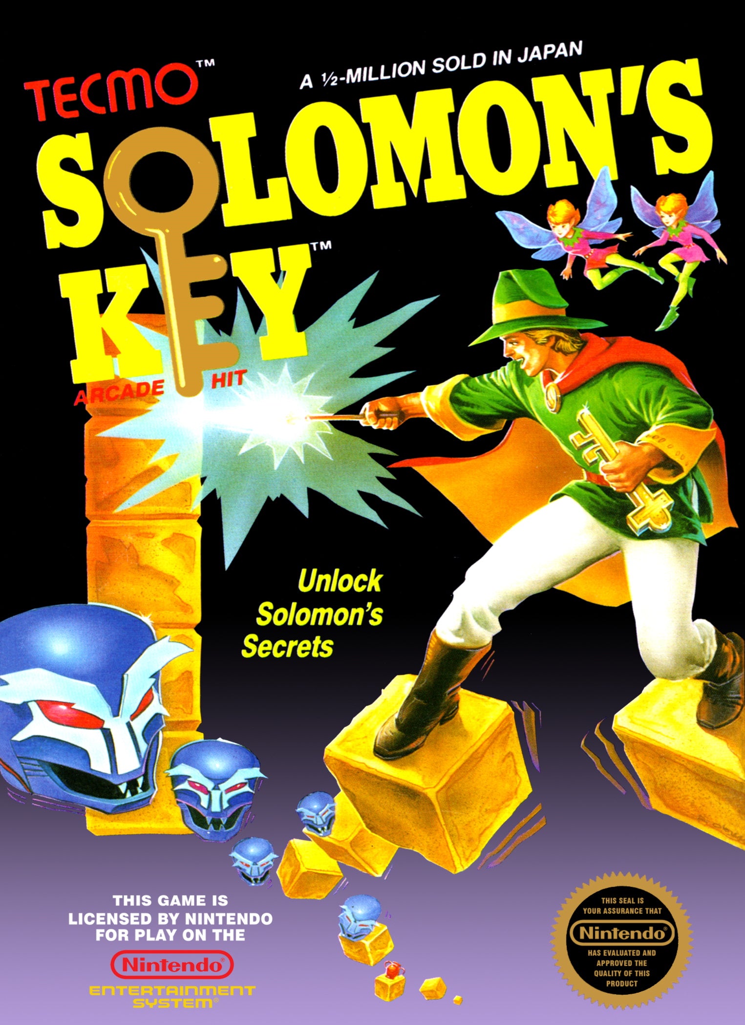 Solomon's Key NES - Video Game - Used - CaveGamers