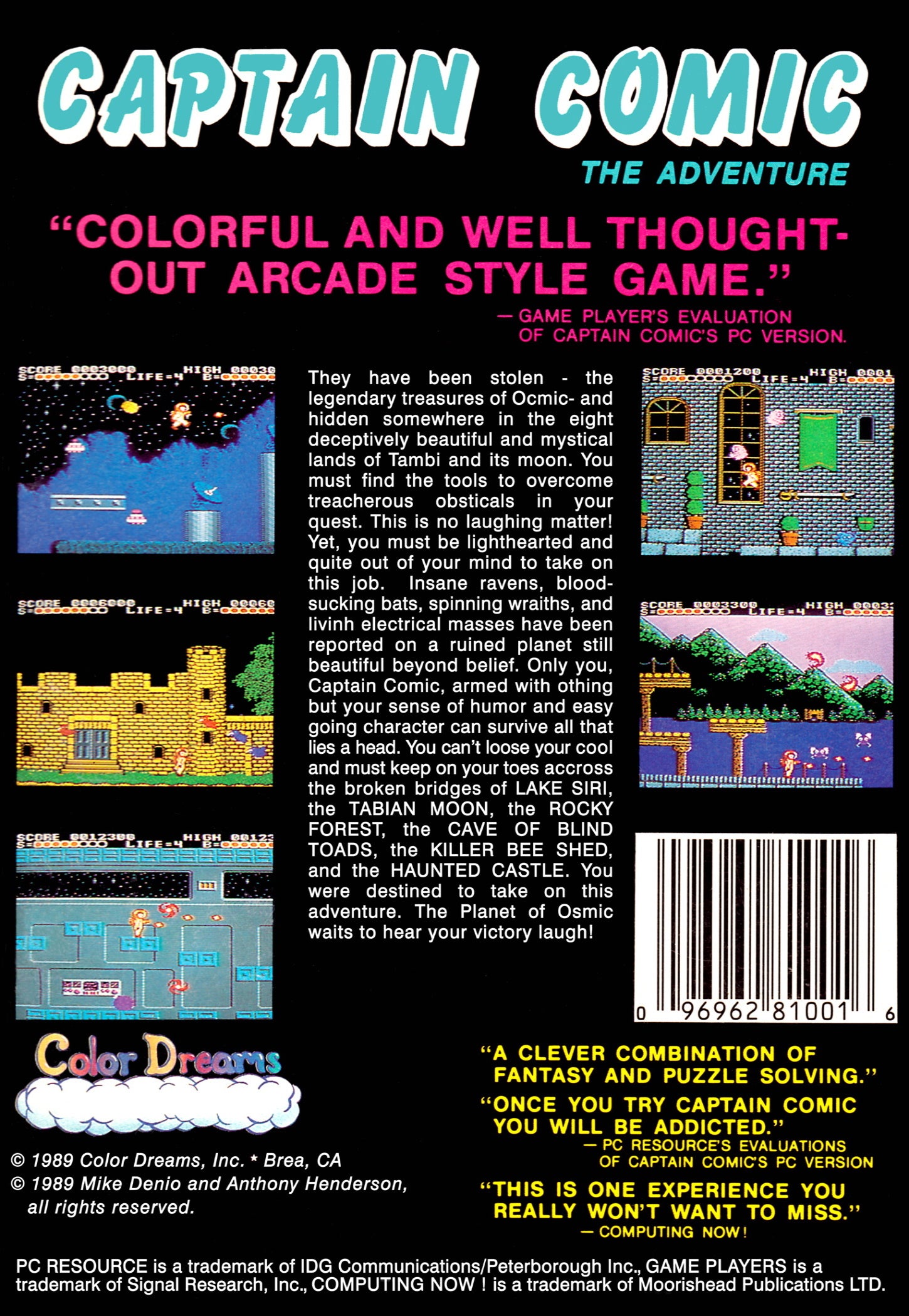Captain Comic NES - Video Game - Used - CaveGamers - Image 2